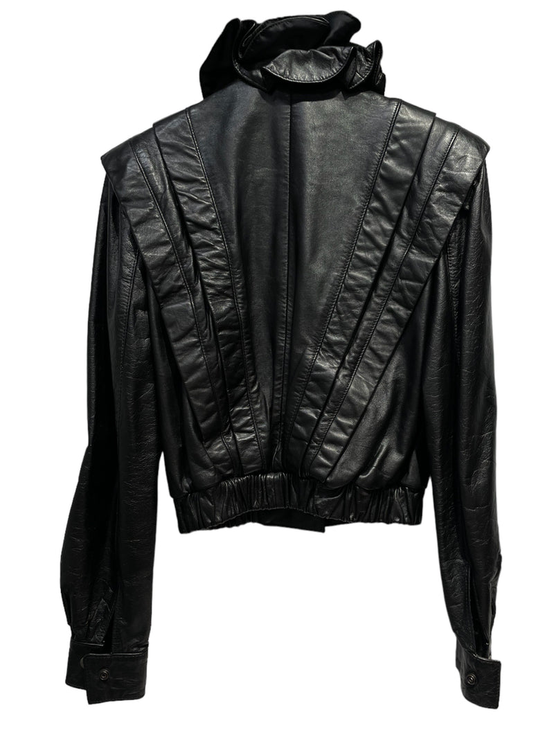 Vintage/Leather Jkt/Leather/BLK/MARCO MORANI LTHR JKT