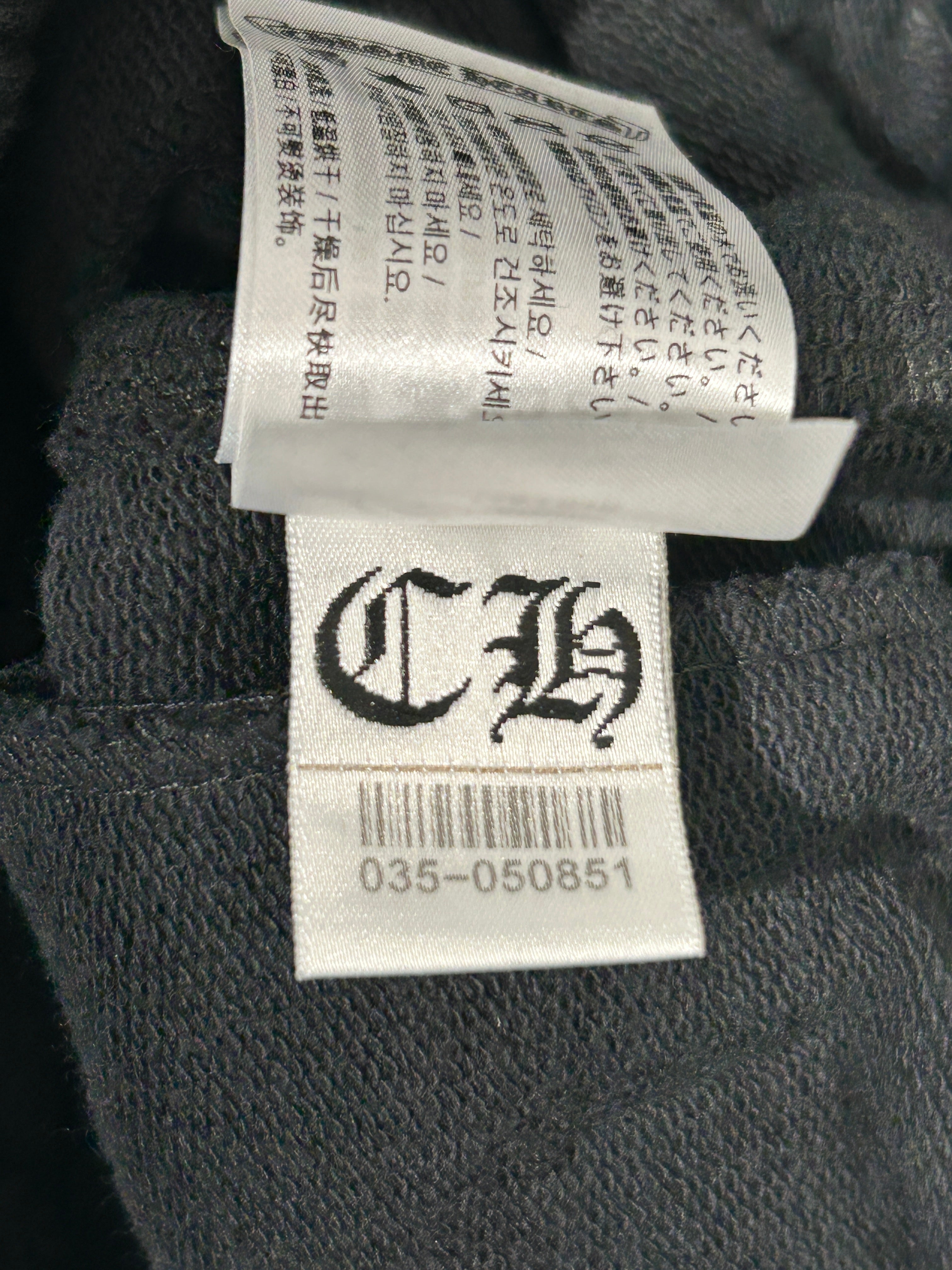 CHROME HEARTS/Pants/M/Cotton/BLK/All Over Print/cemetary cross all over view 5
