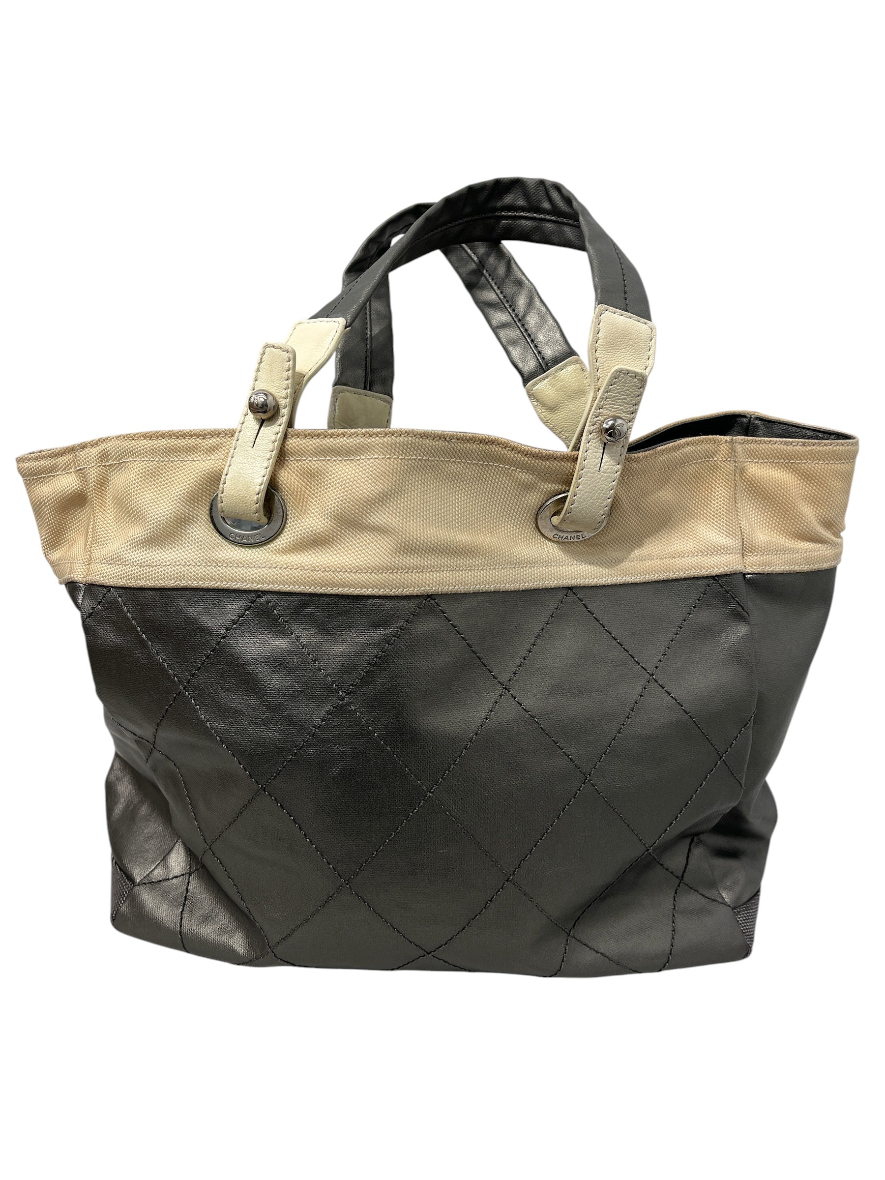 CHANEL/Bag/Cotton/SLV/BIARRITZ TOTE SILVER view 2