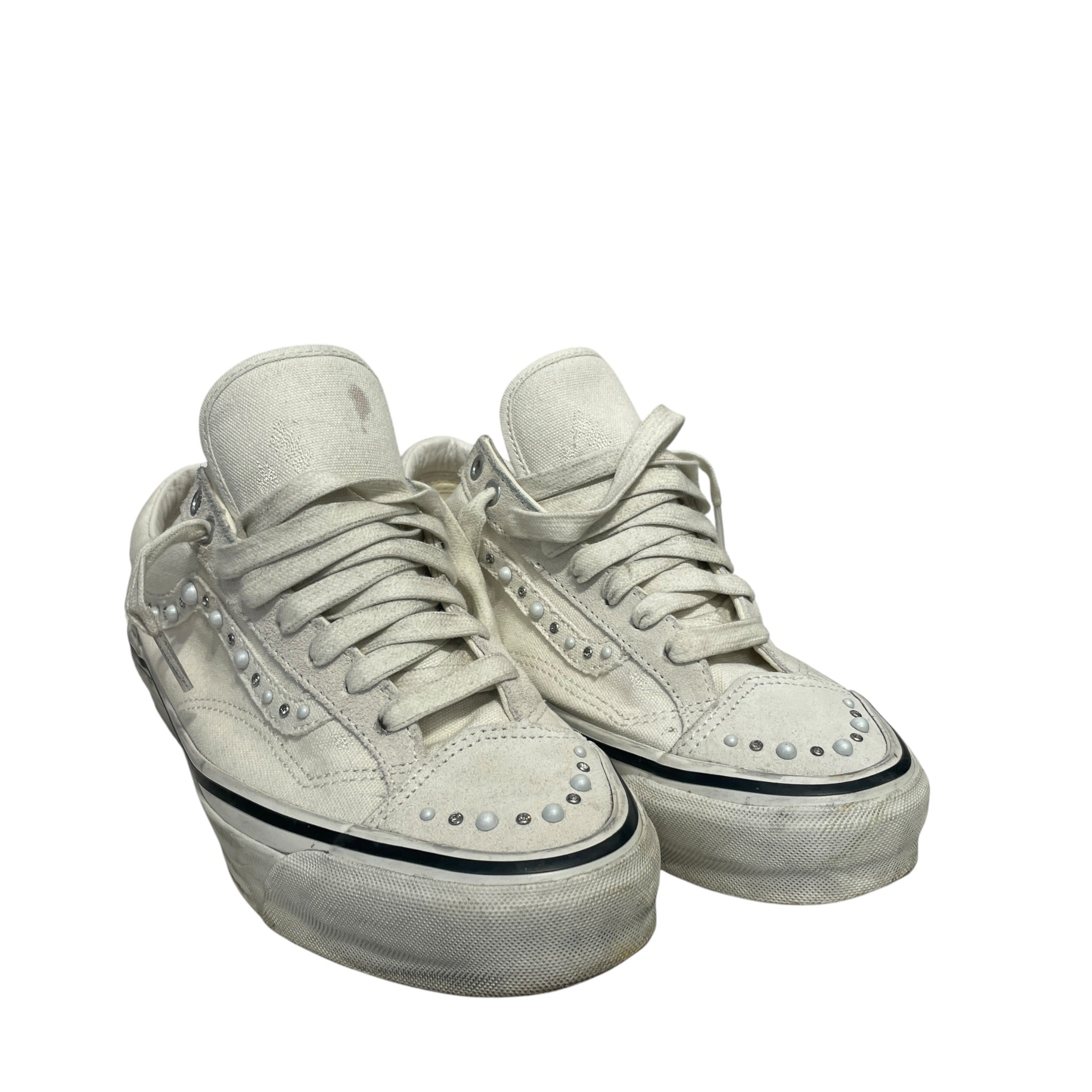VANS/Low-Sneakers/US 9/Cotton/CRM/lx old skool 36 pearlized view 1