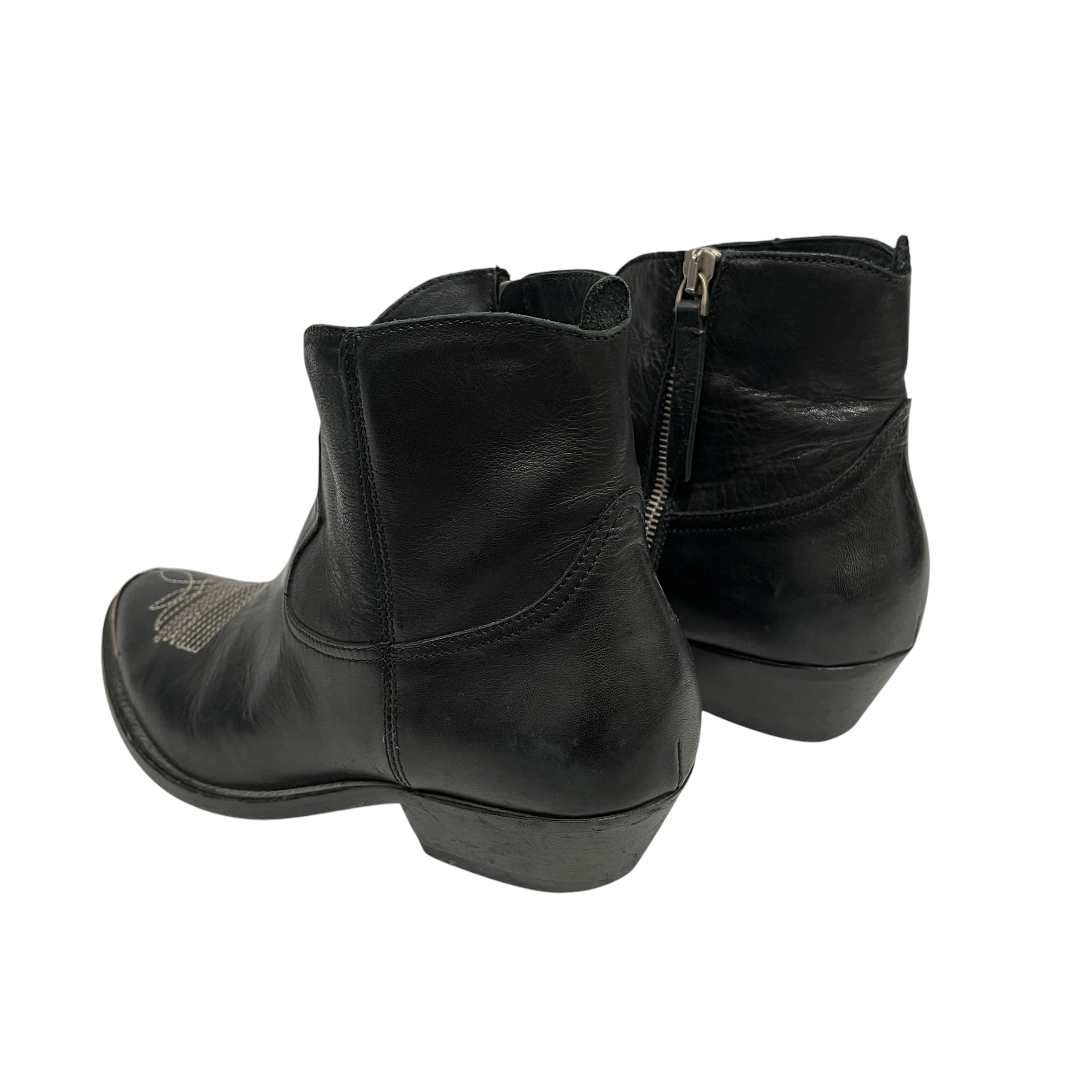 GOLDEN GOOSE/Ankle Boots/EU 38/Leather/BLK/ view 2