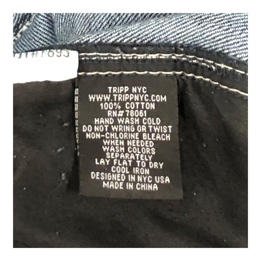 TRIPP NYC/Cargo Pants/S/Cotton/IDG/SJULL PATCH METAL STUDS view 4