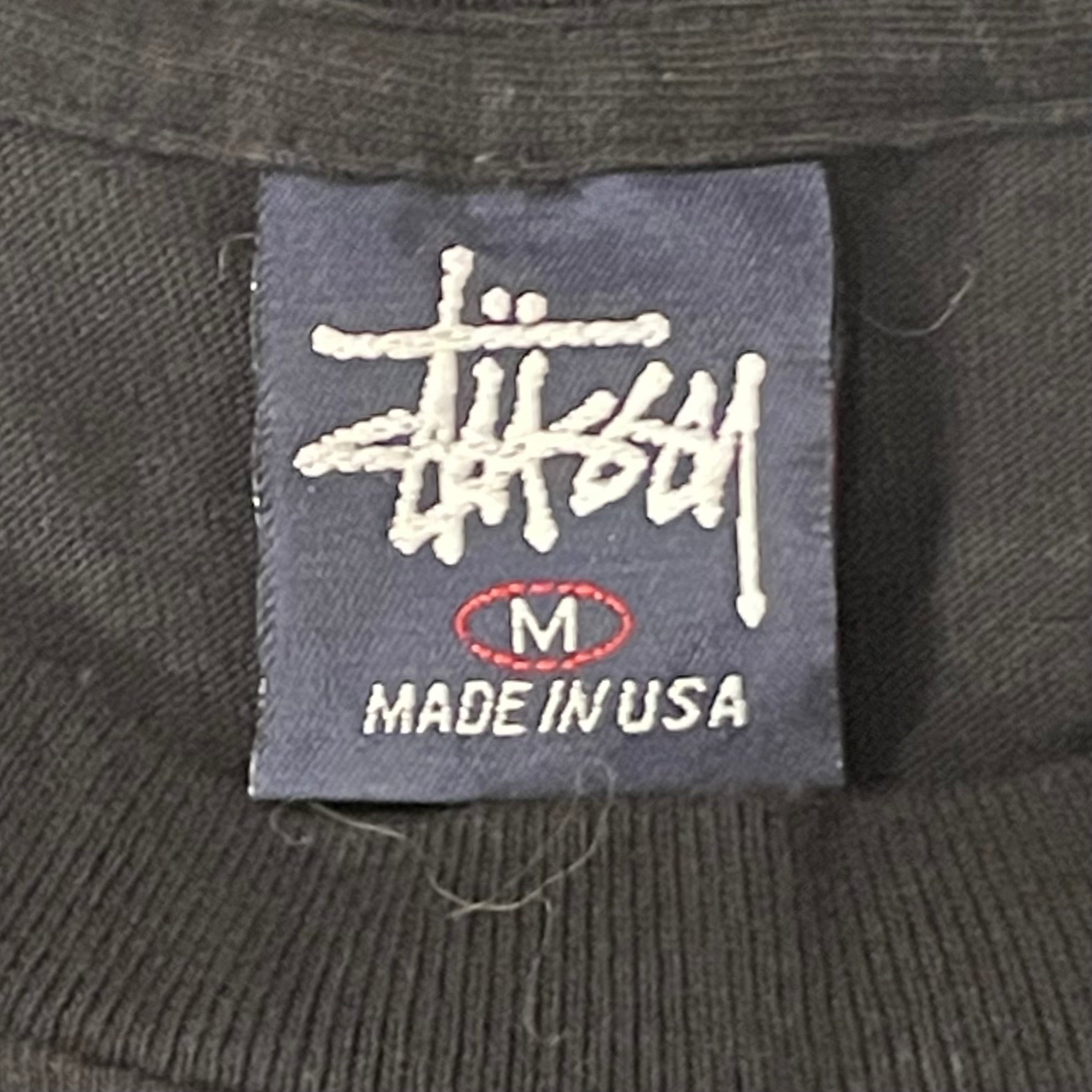 STUSSY/T-Shirt/M/Cotton/BLK/GRAPHIC view 3