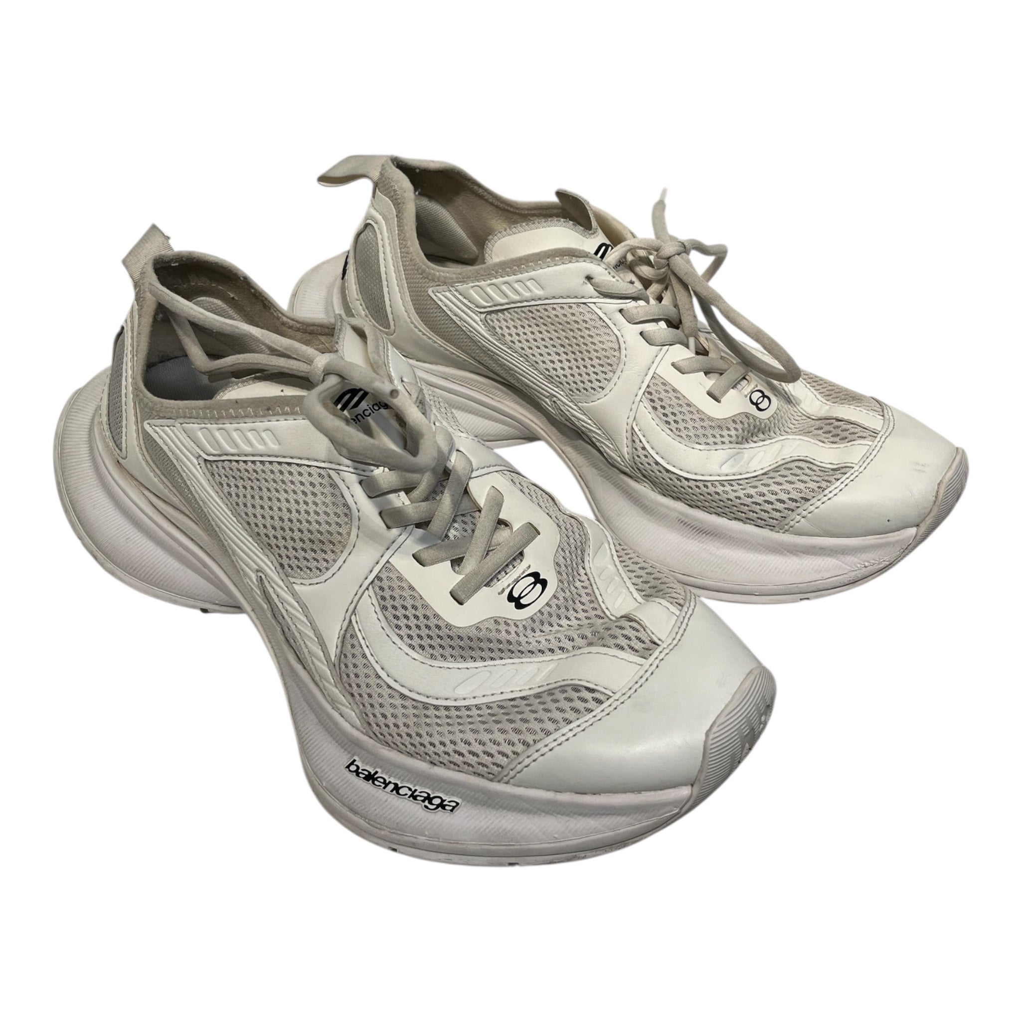 BALENCIAGA/Low-Sneakers/EU 42/Polyester/WHT/ view 1
