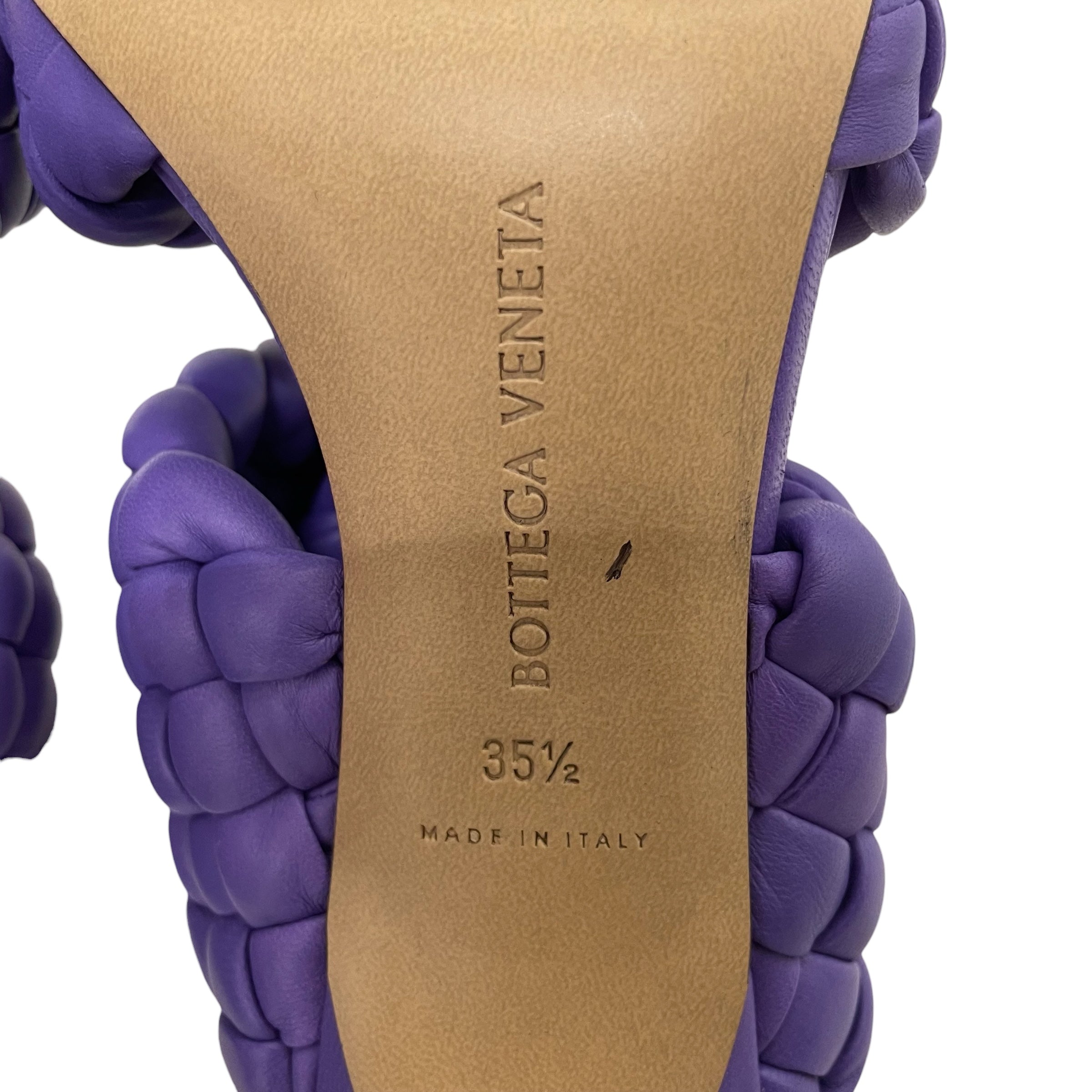BOTTEGA VENETA/Heels/EU 35.5/Leather/PPL/Basket Twist Weave view 8