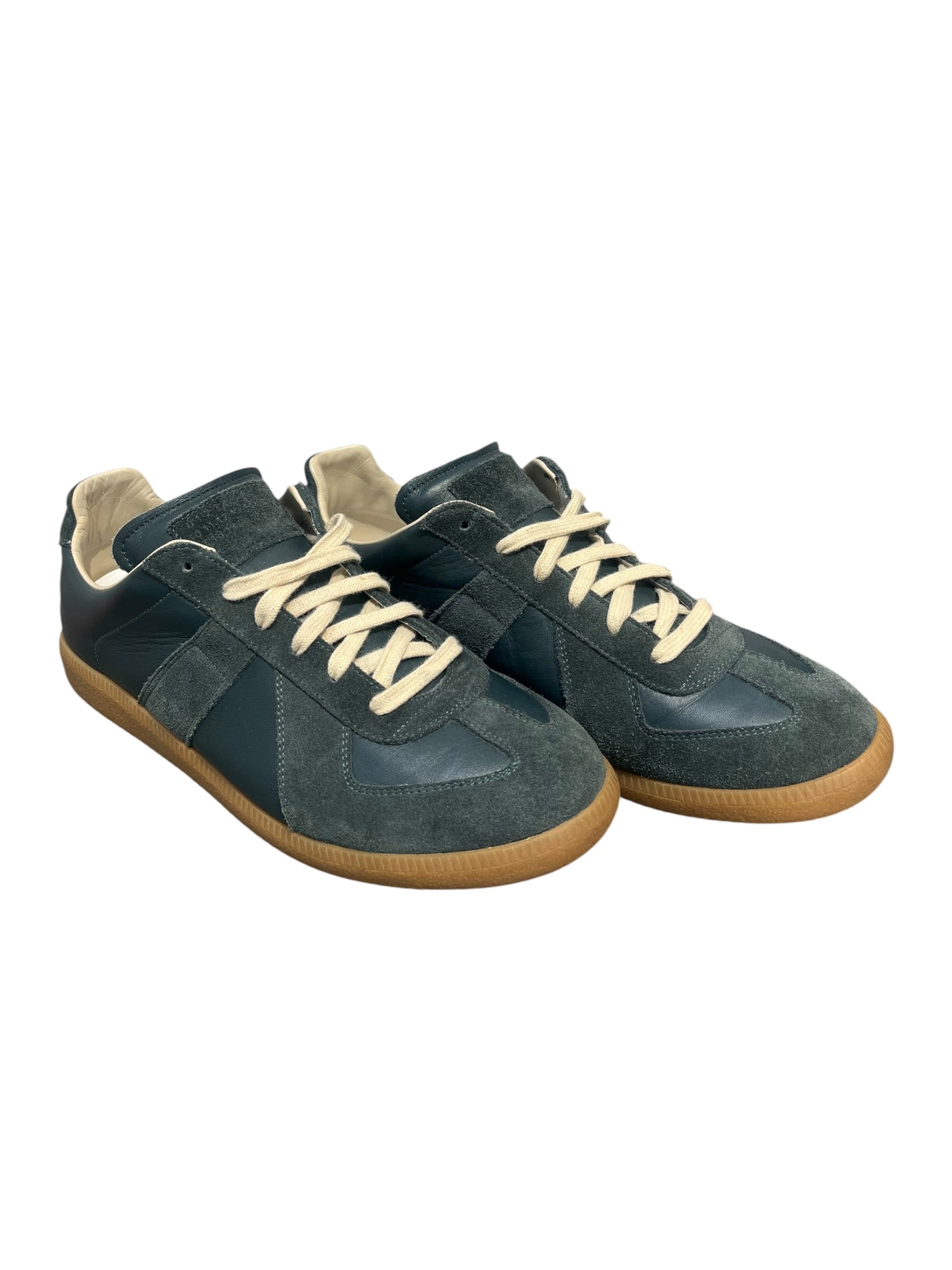 Maison Margiela/Low-Sneakers/EU 46/Suede/GRN/FOREST GRN view 1