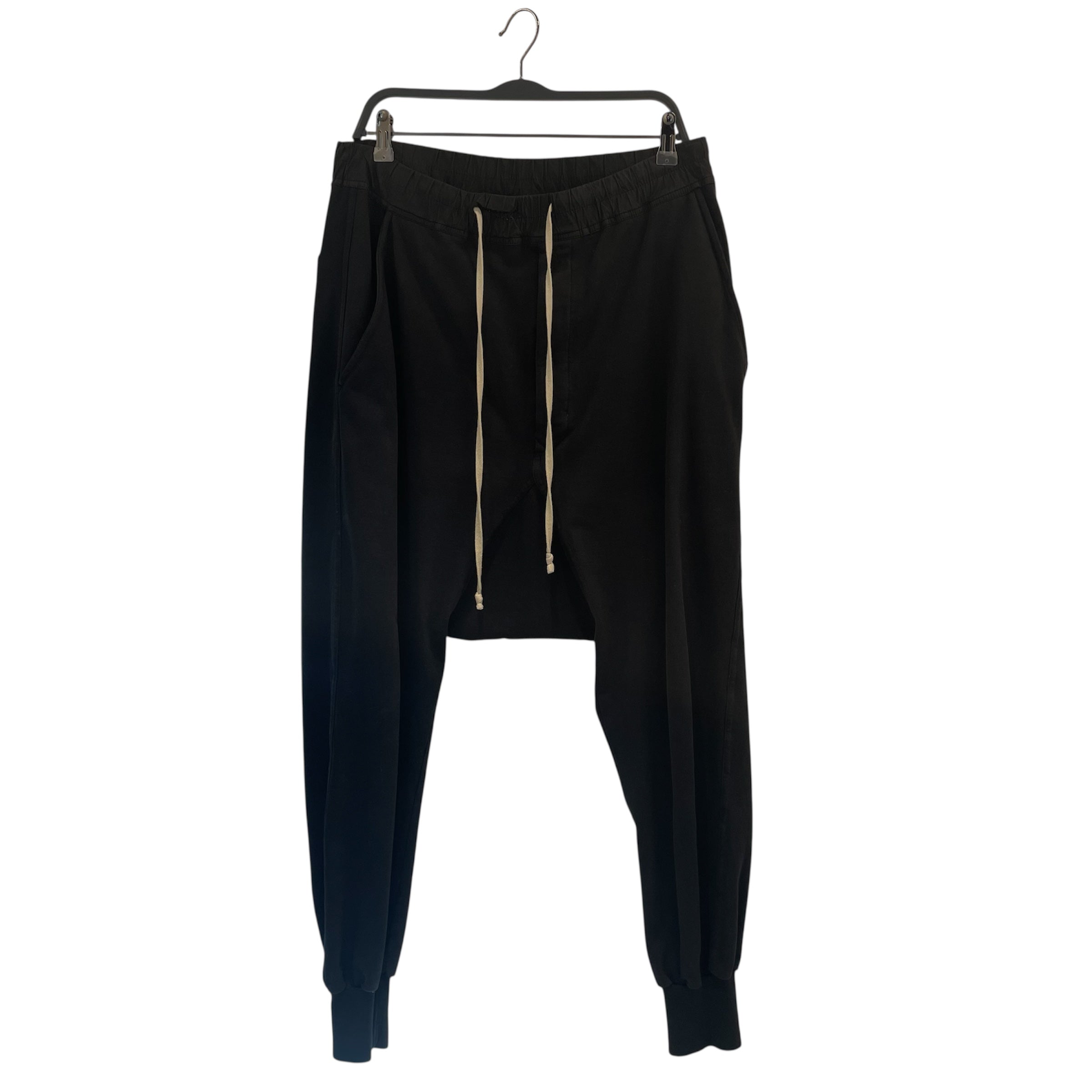 Rick Owens/Pants/M/Cotton/BLK/DROP DROTCH DRAWSTRING view 1