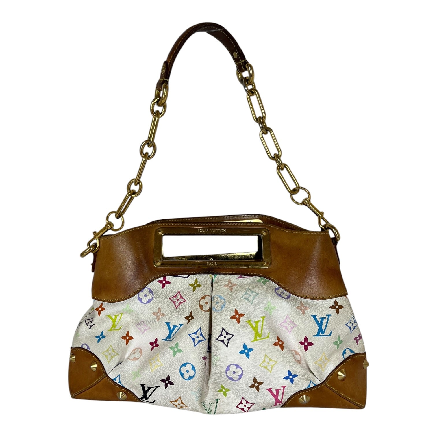 LOUIS VUITTON/Hand Bag/Monogram/Leather/WHT/MURAKAMI JUDY view 2