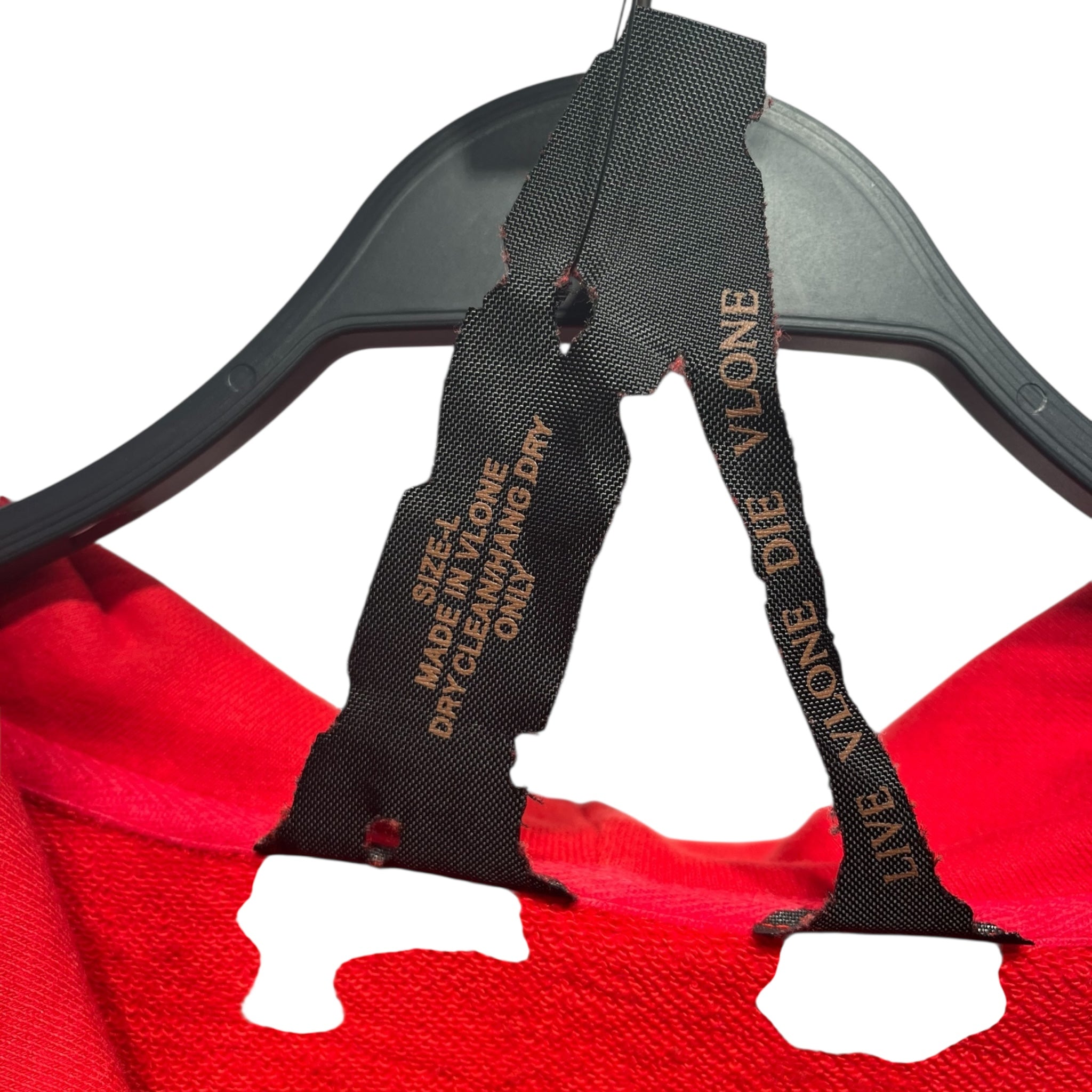 VLONE/Hoodie/L/Cotton/RED/ view 4