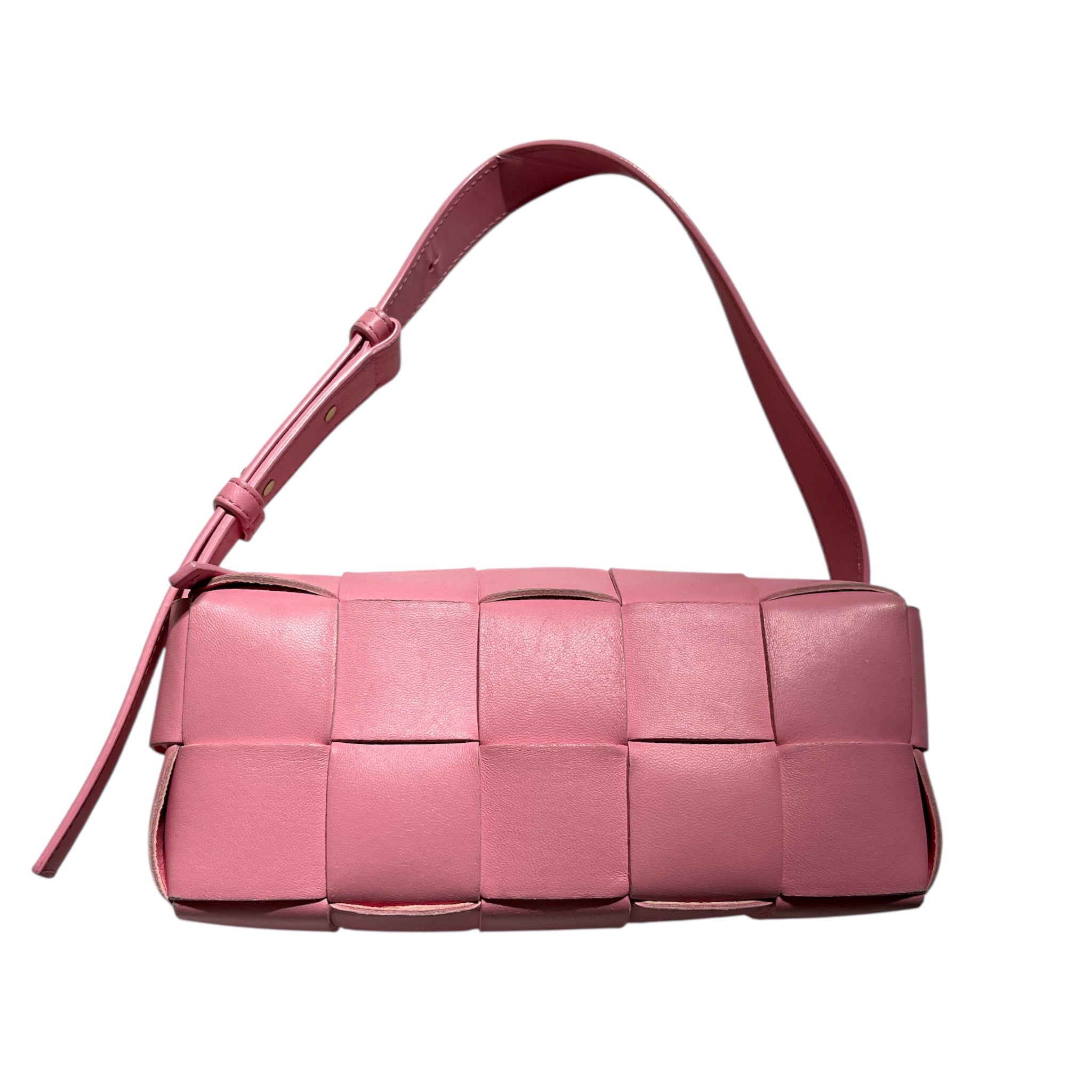 BOTTEGA VENETA/Hand Bag/Leather/PNK/BRICK CASSETTE view 1