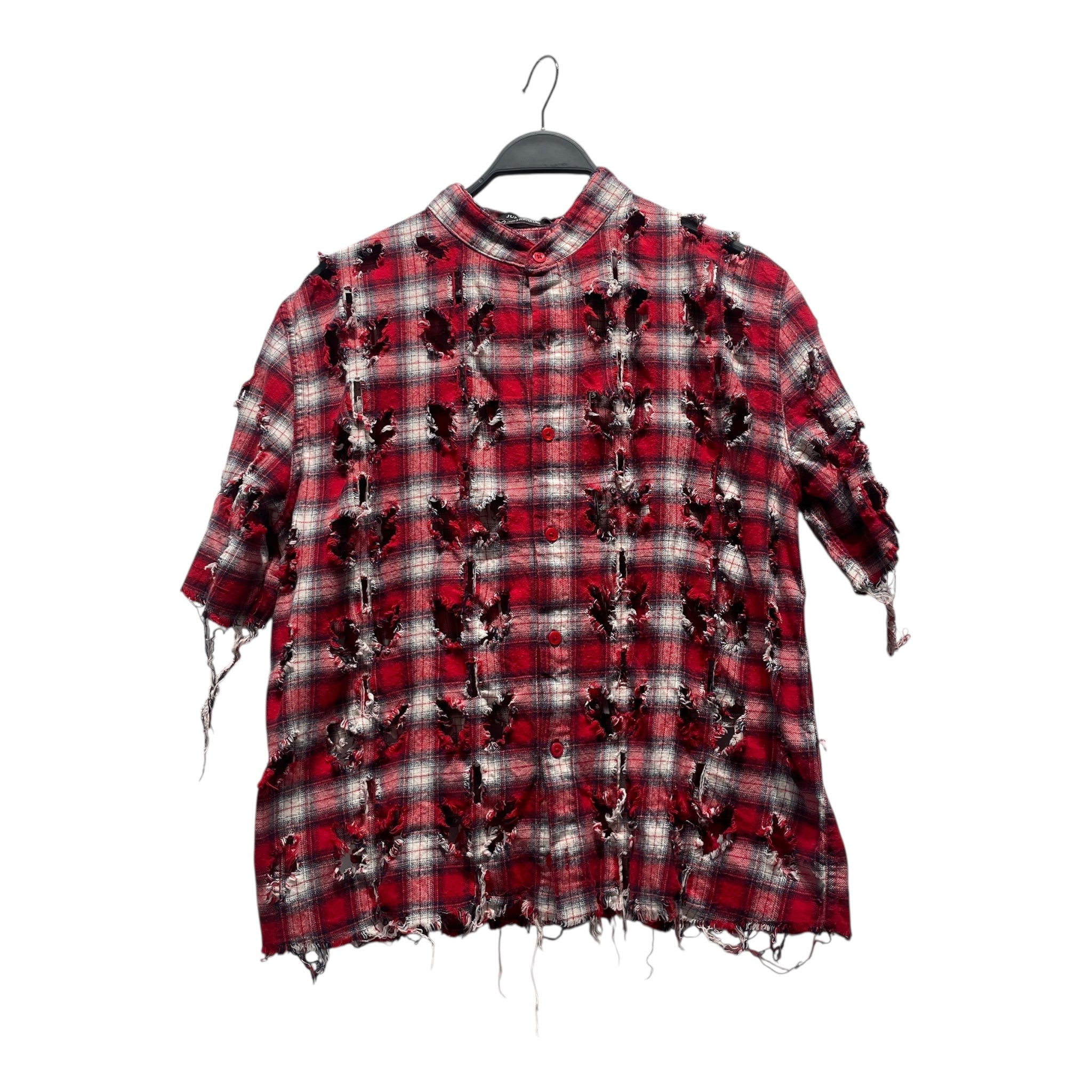 JUNTAE KIM/SS Shirt/L/Cotton/RED/All Over Print/ view 1