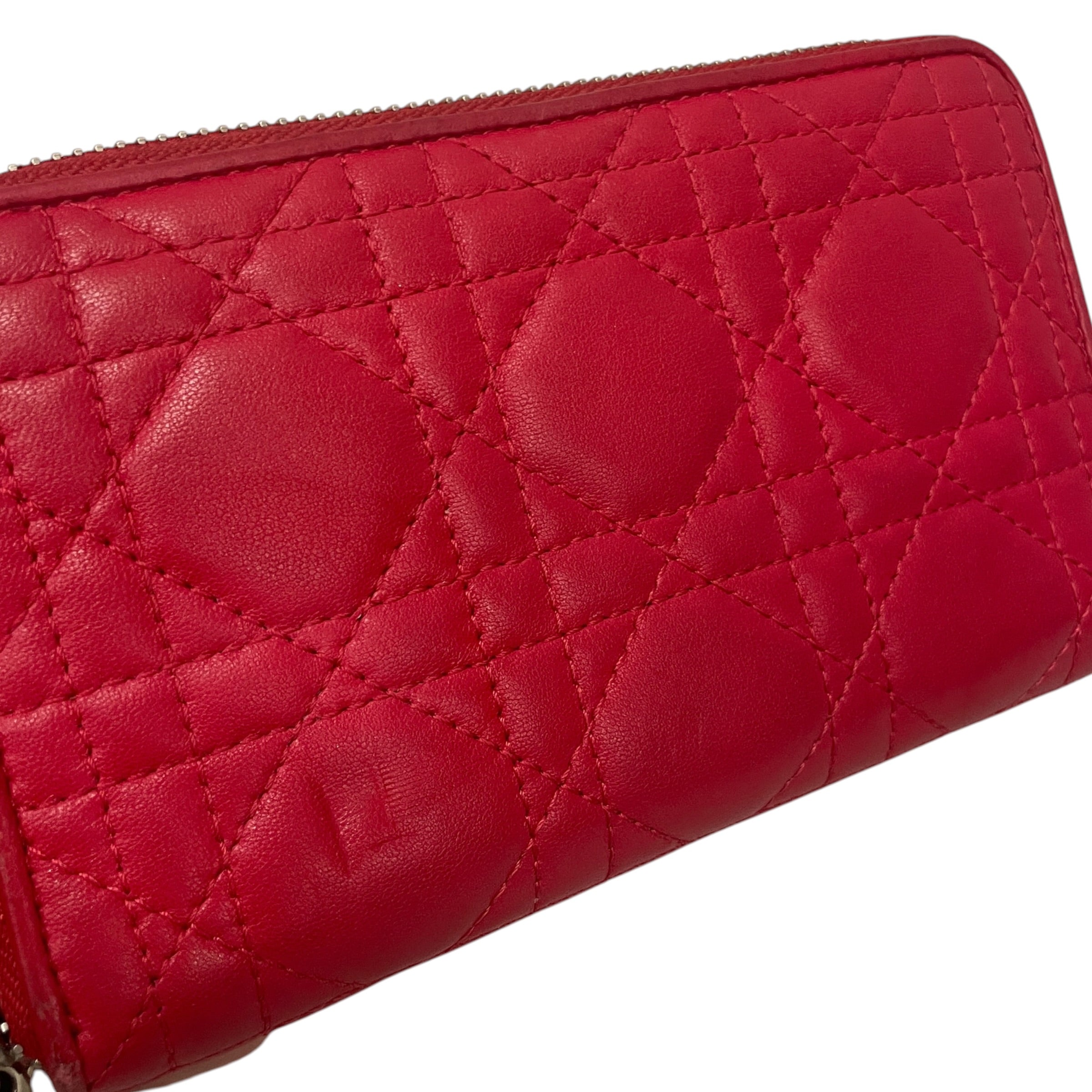 Christian Dior/Long Wallet/Leather/BLK/L's/CANNAGE CONTINENTAL view 6