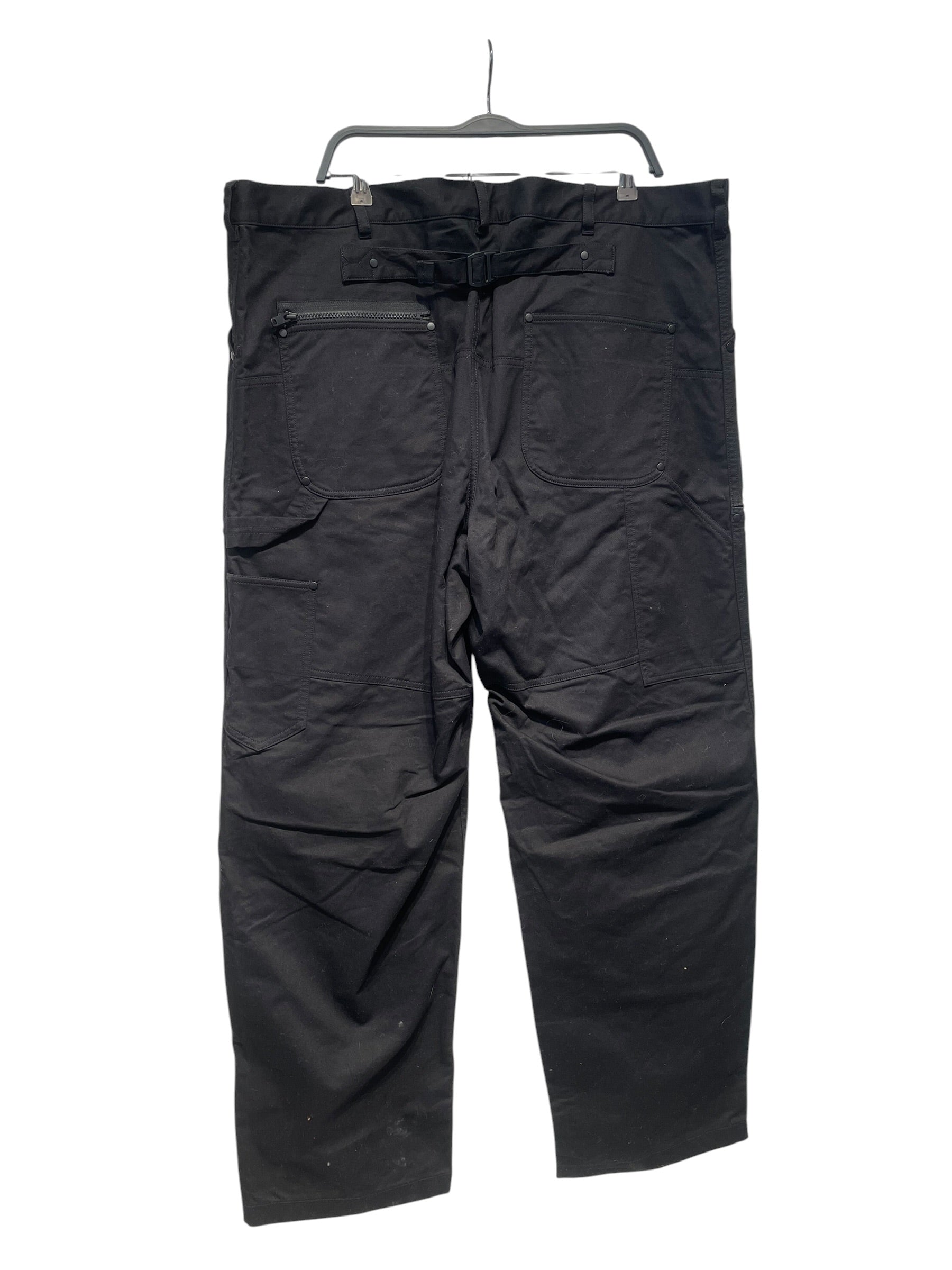 Y-3/Pants/L/Cotton/BLK/BACK BUCKLE DETAIL view 2