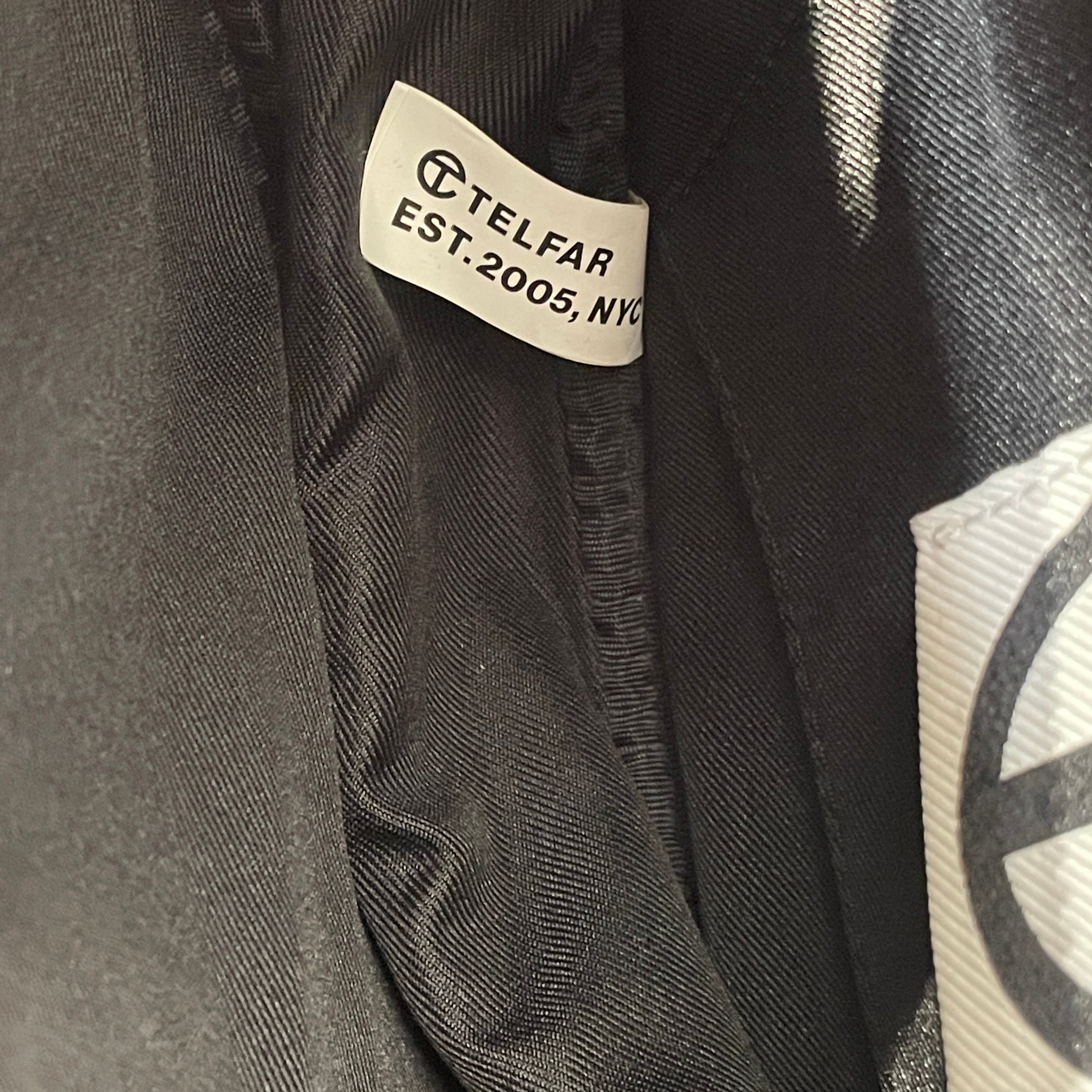 Telfar/Cross Body Bag/Faux Leather/BLK/CIRCLE BAG DOUBLE SIDED LOGO view 7