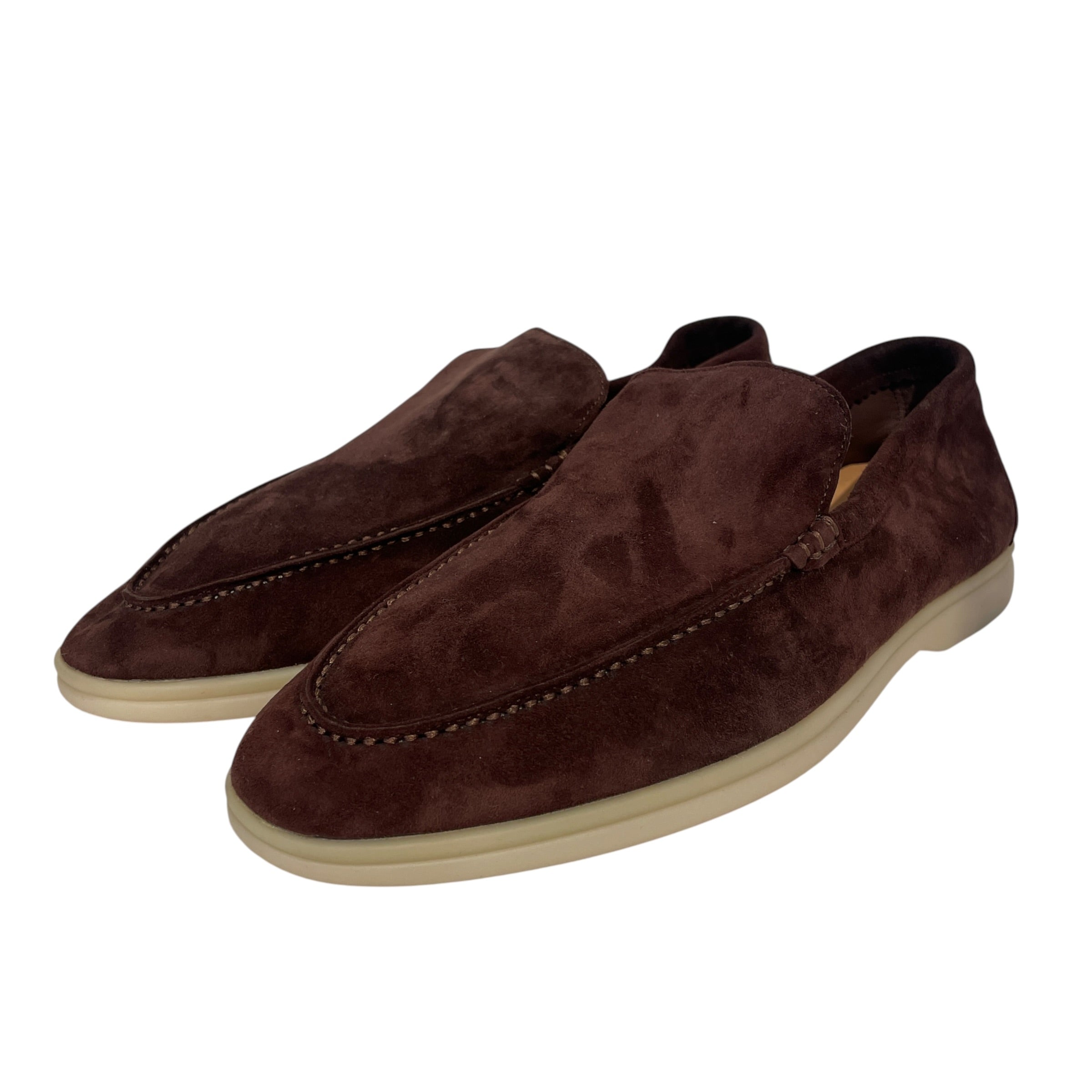 Loro Piana/Dress Shoes/US 8/Suede/BRW/Loafer Soft Slip on view 1