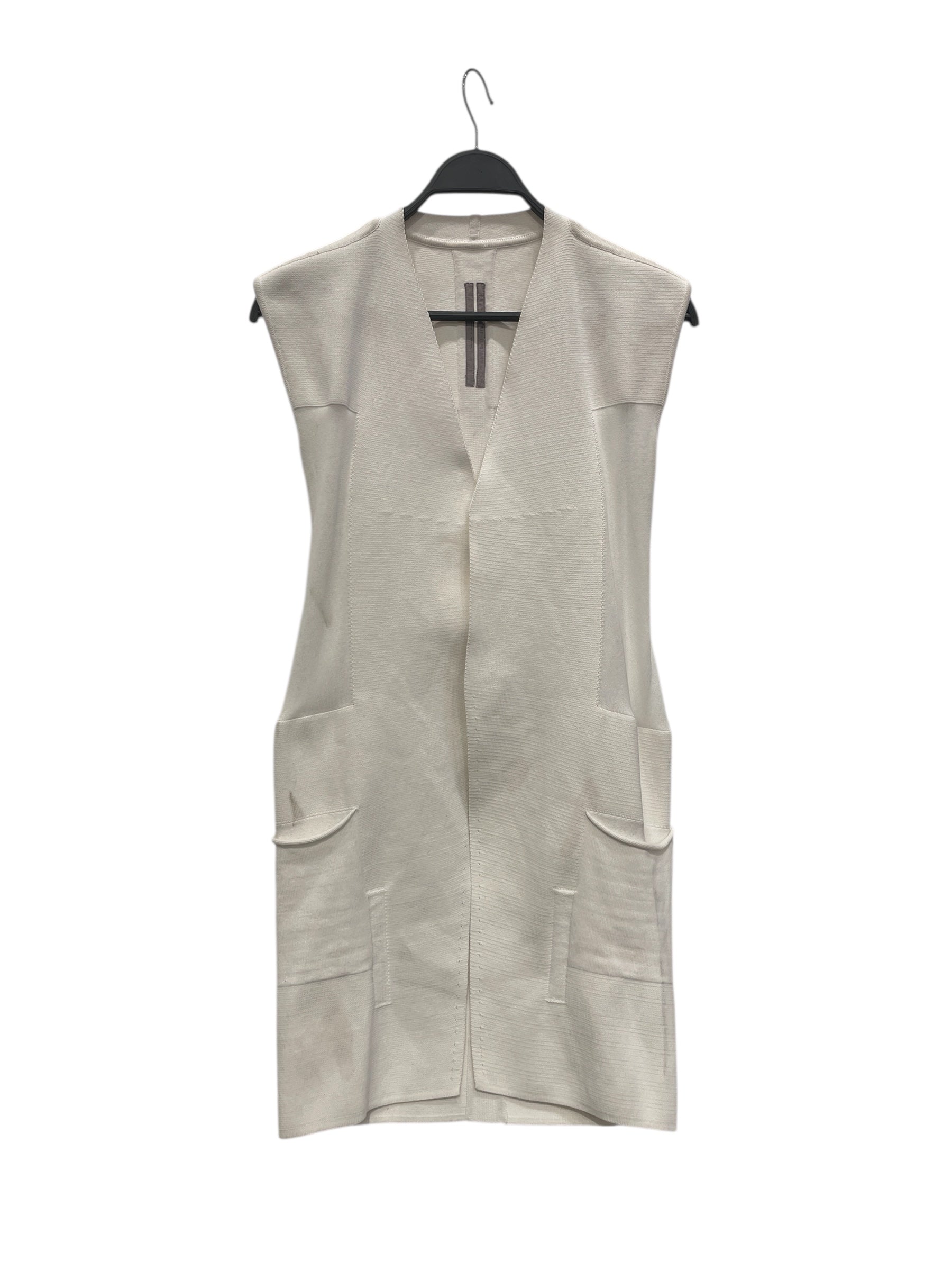 Rick Owens/SL Dress/S/Cotton/WHT/DIRT SLEEVELESS DRESS view 1