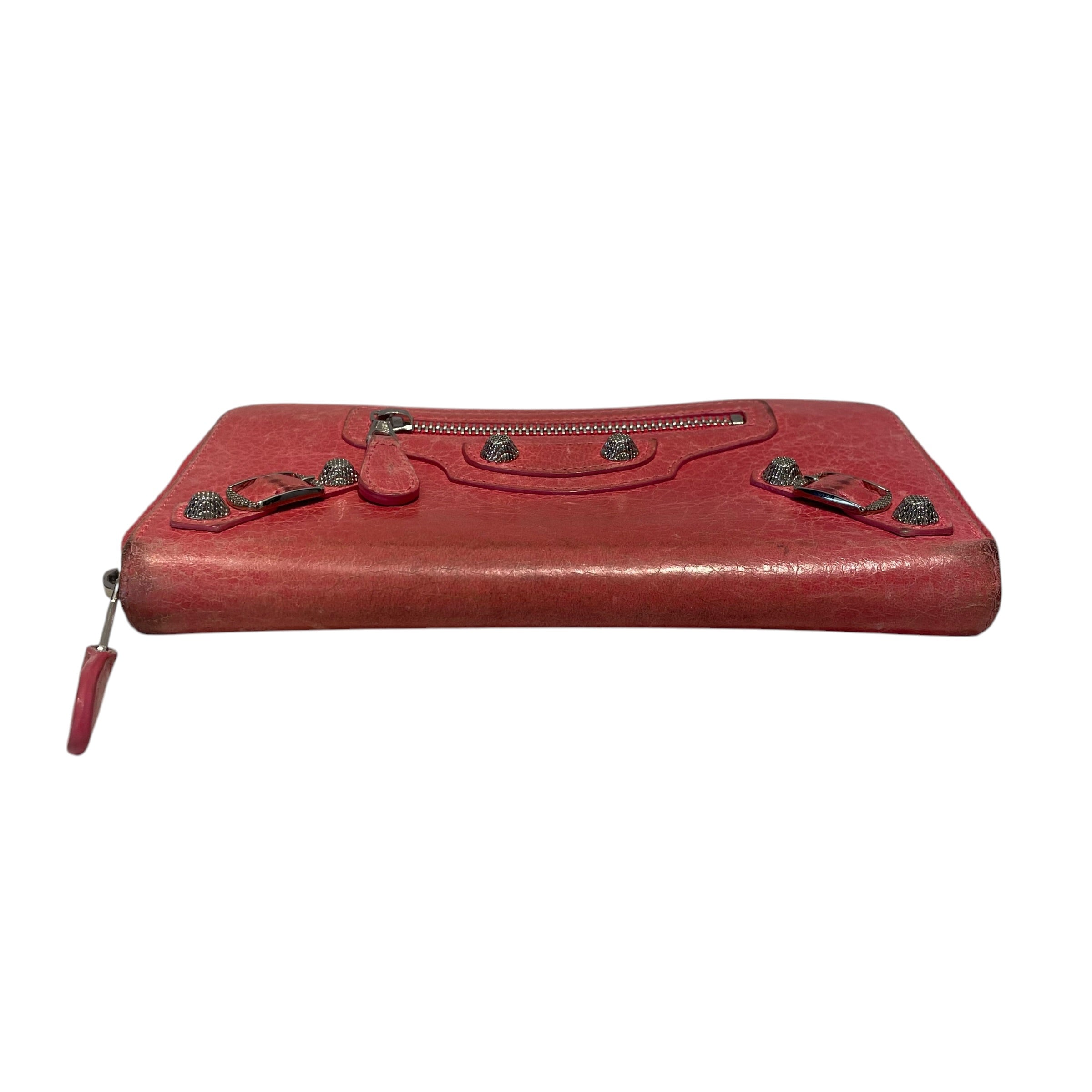 BALENCIAGA/Long Wallet/Leather/RED/L's/CLASSIC CONTINENTAL view 3