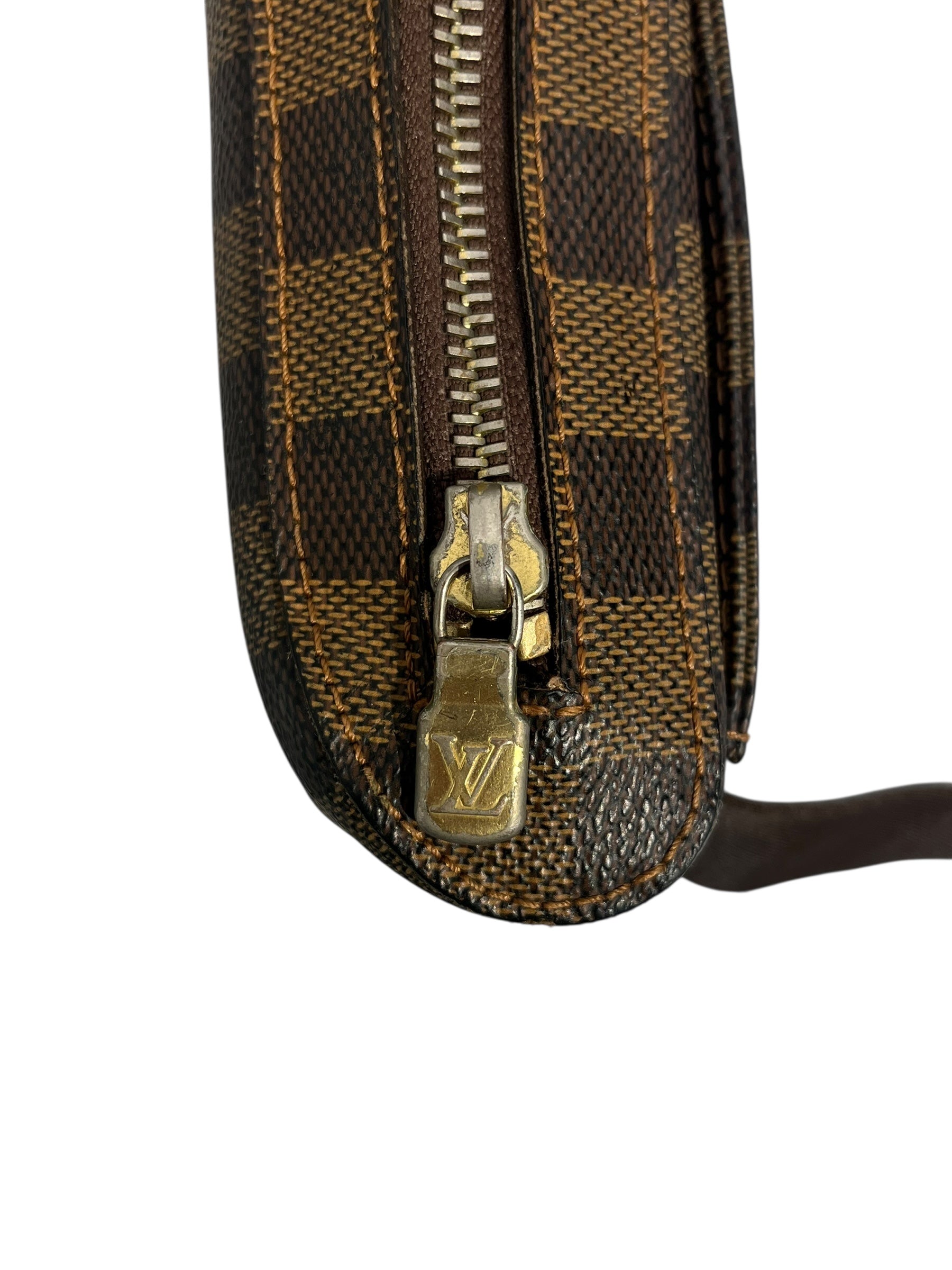 LOUIS VUITTON/Fanny Pack/Monogram/Leather/BRW/DAMIER EBENE GERONIMOS FANNY view 6