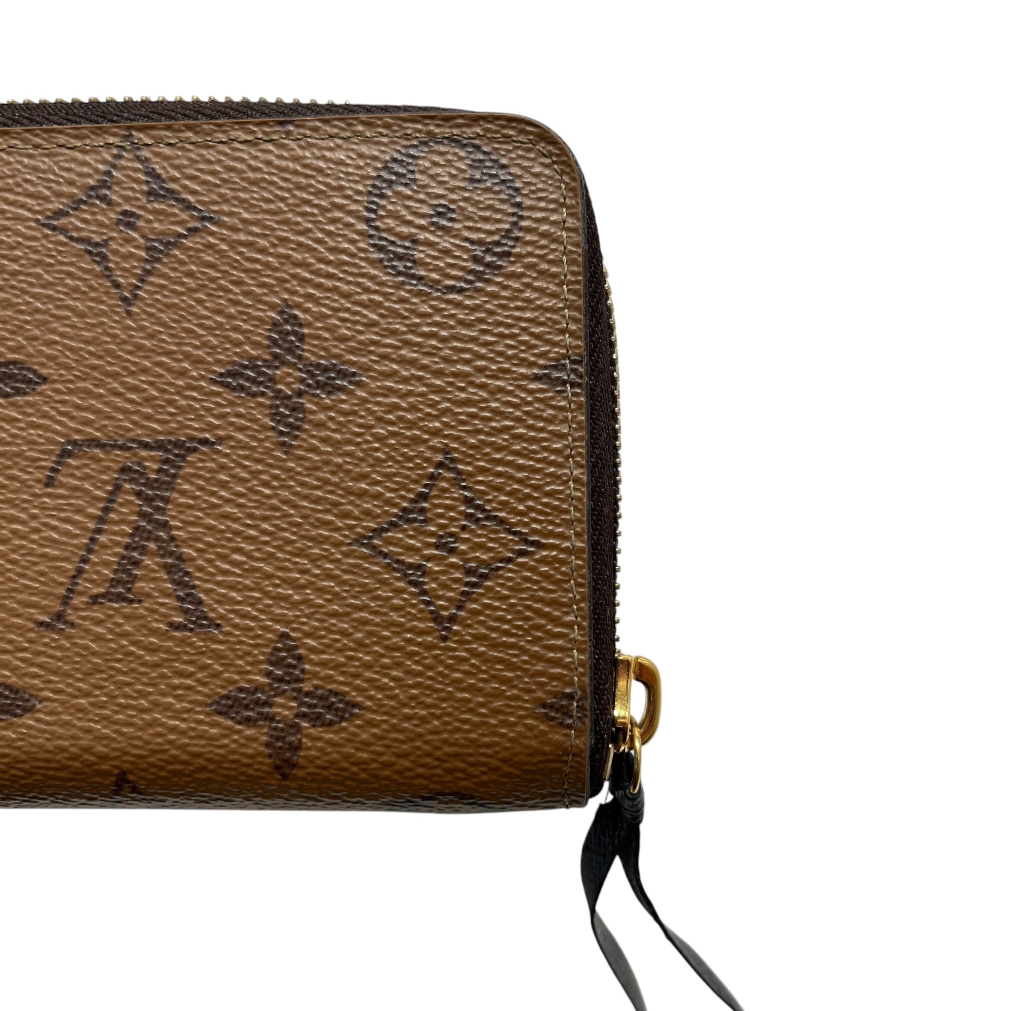 LOUIS VUITTON/Long Wallet/Monogram/Leather/BRW/L's/Reverse Monogram Clemence view 12
