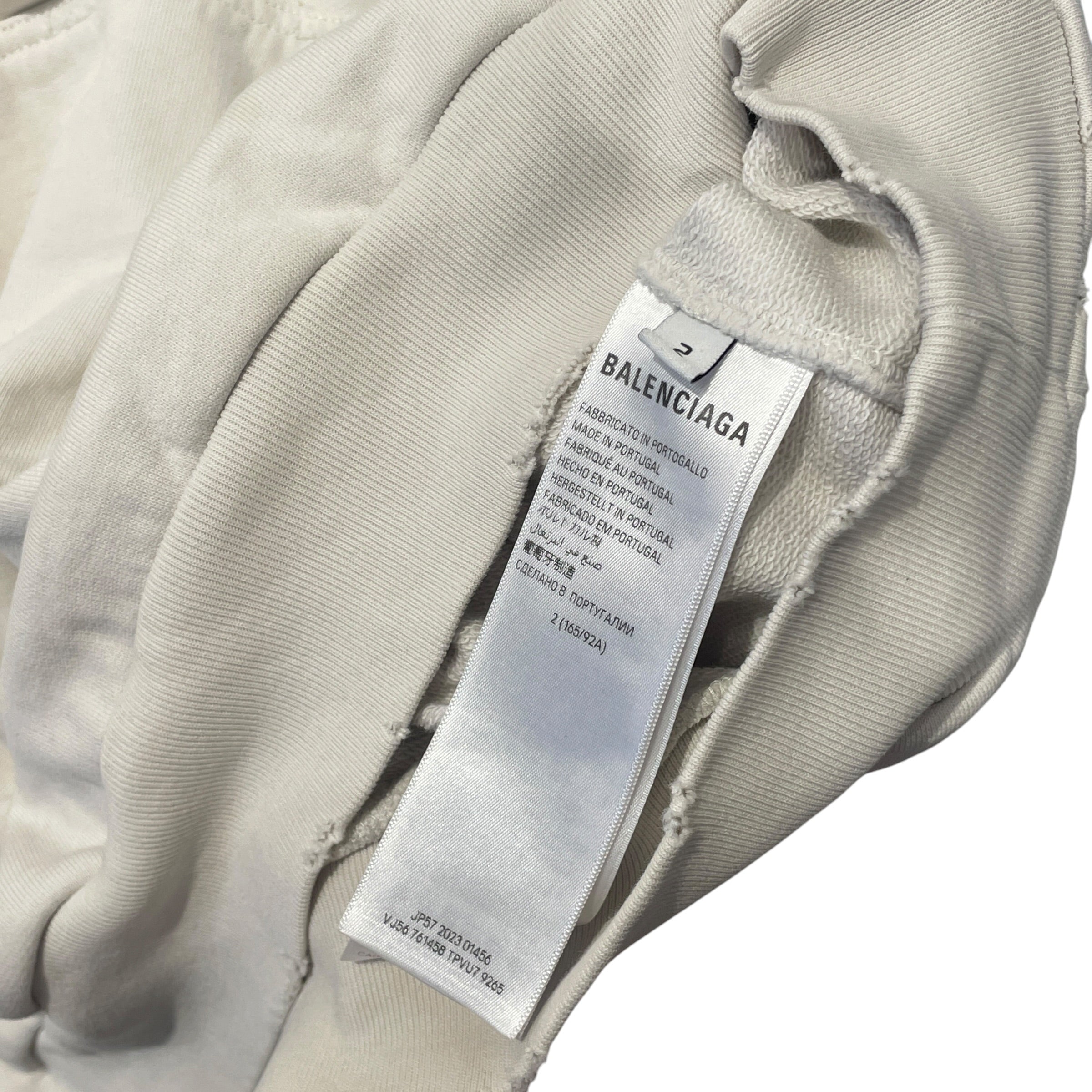 BALENCIAGA/Hoodie/2/Cotton/CRM/SURF HOODIE view 6