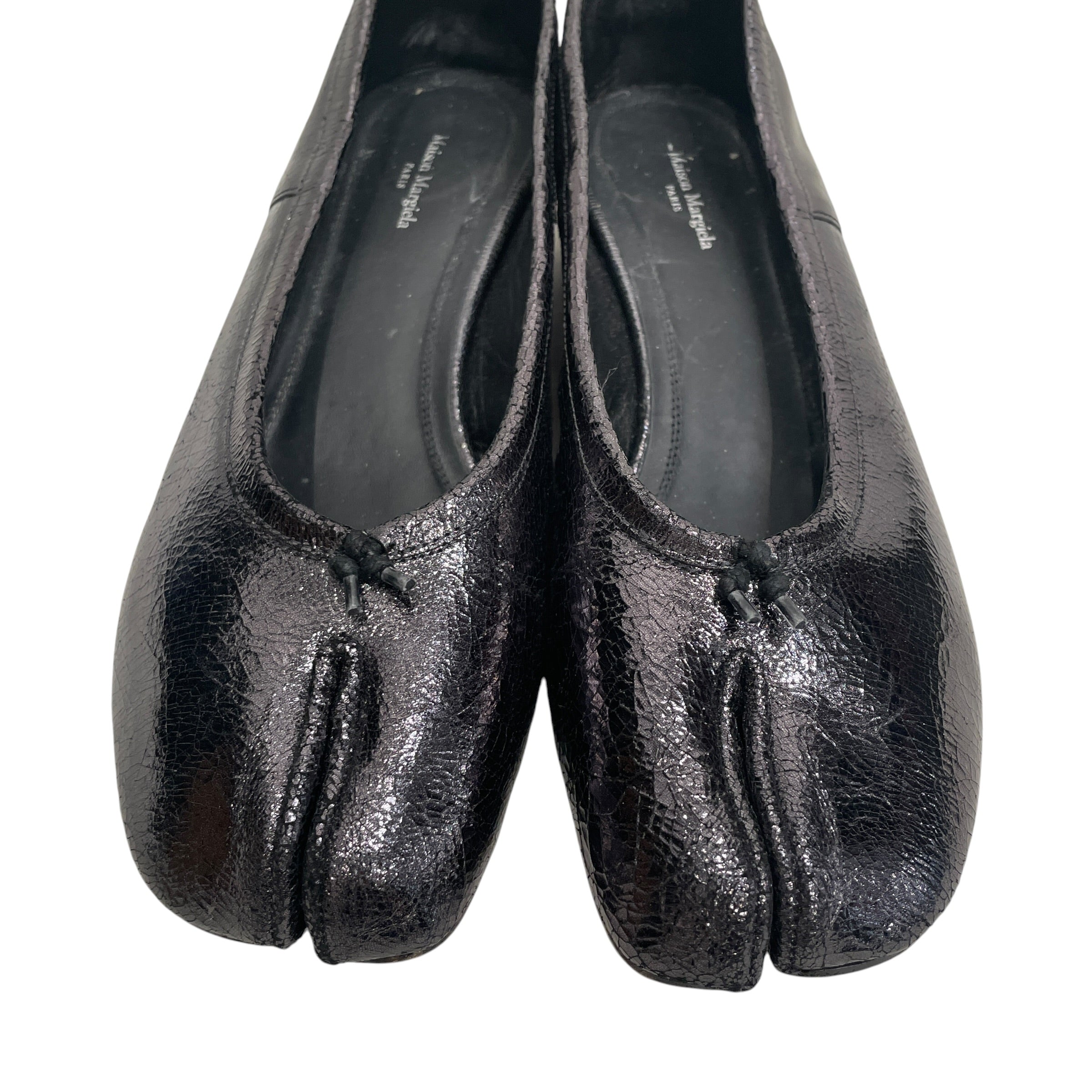 Maison Margiela/Heels/EU 39.5/Leather/BLK/BROKEN MIRROR view 4