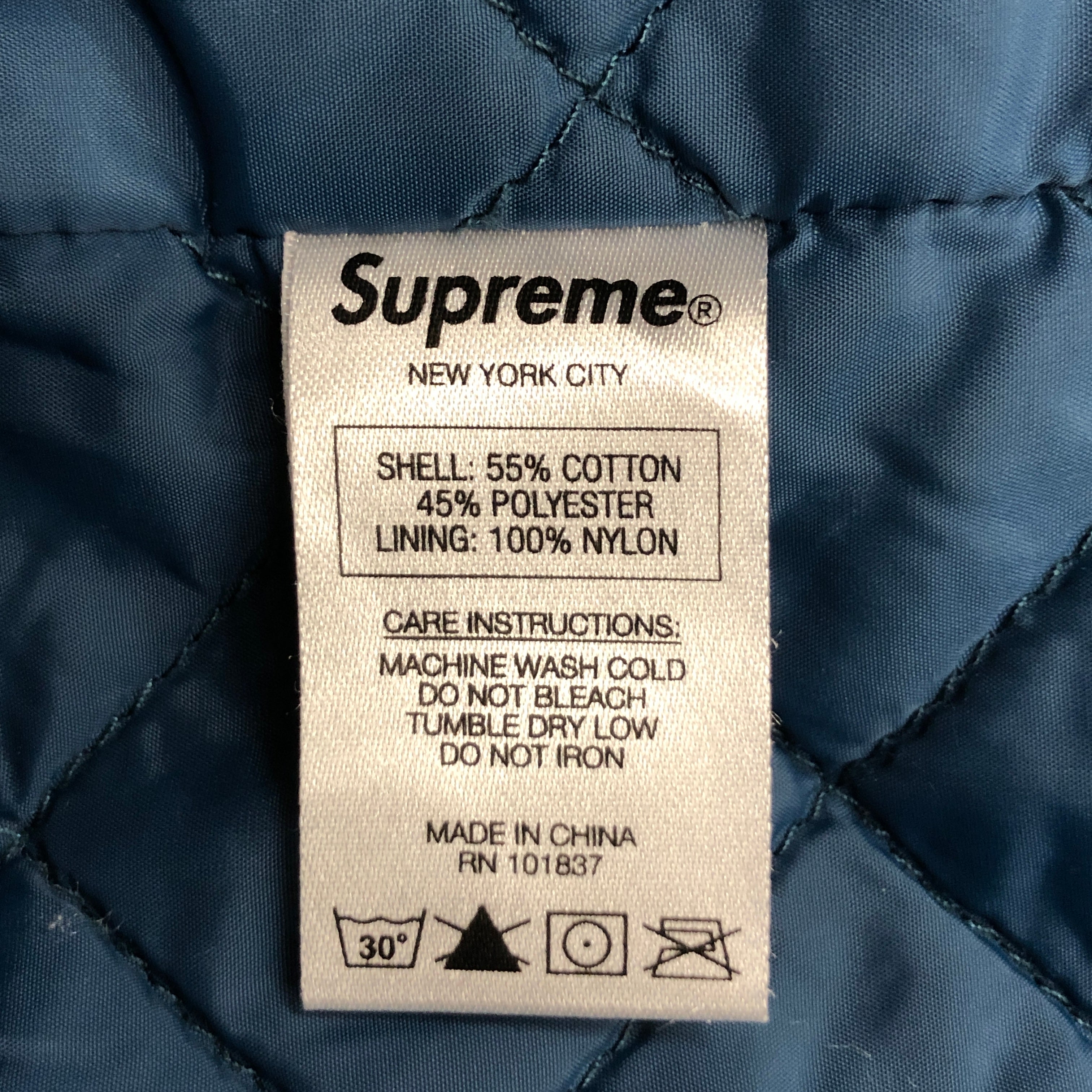 Supreme/Quilted Jkt/XL/Cotton/IDG/All Over Print/quilted bomber s&d view 5