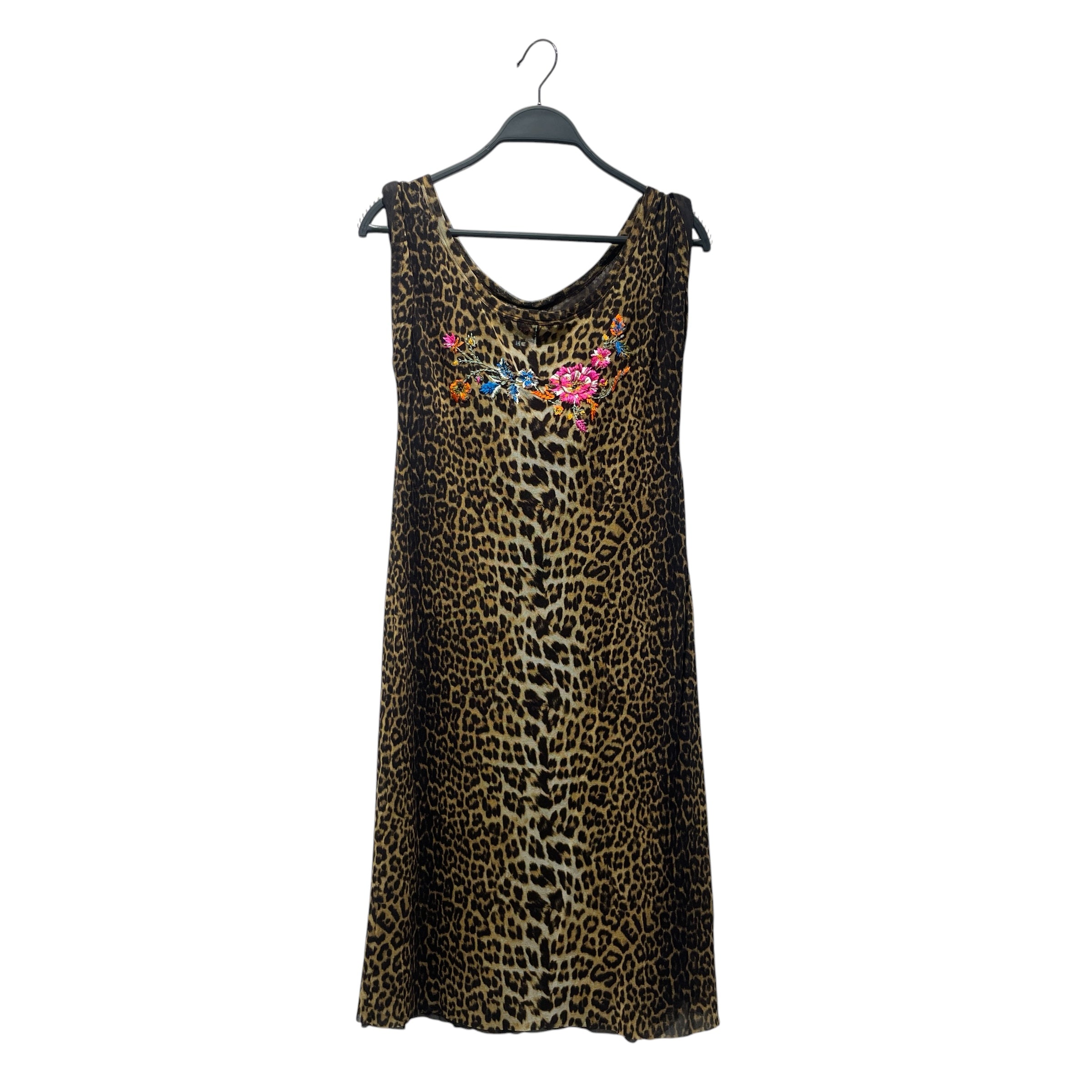 Jean Paul Gaultier/SS Blouse/S/Leopard/Rayon/BLK/FLORAL LEOPARD view 1