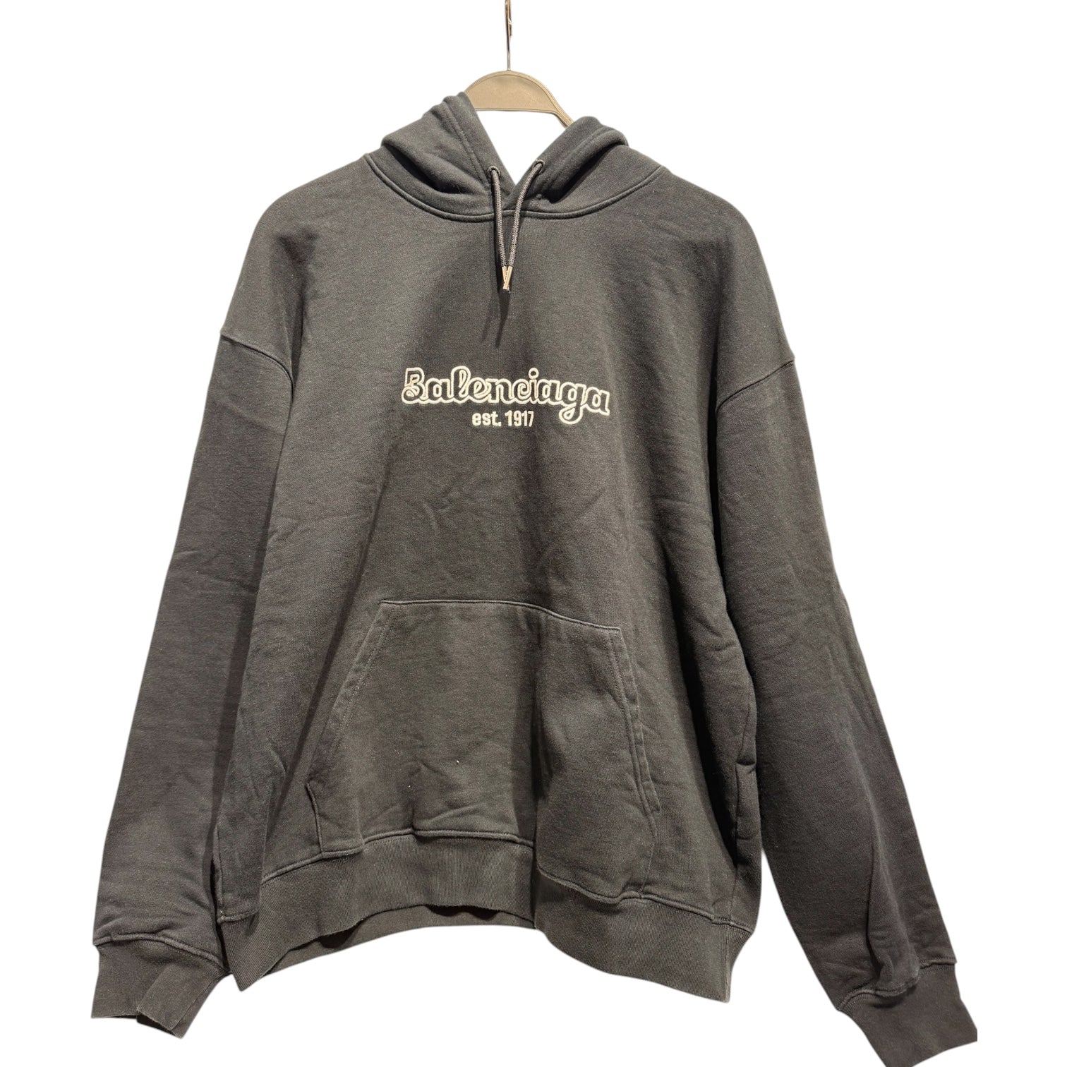 BALENCIAGA/Hoodie/M/Cotton/NVY/1917 view 1
