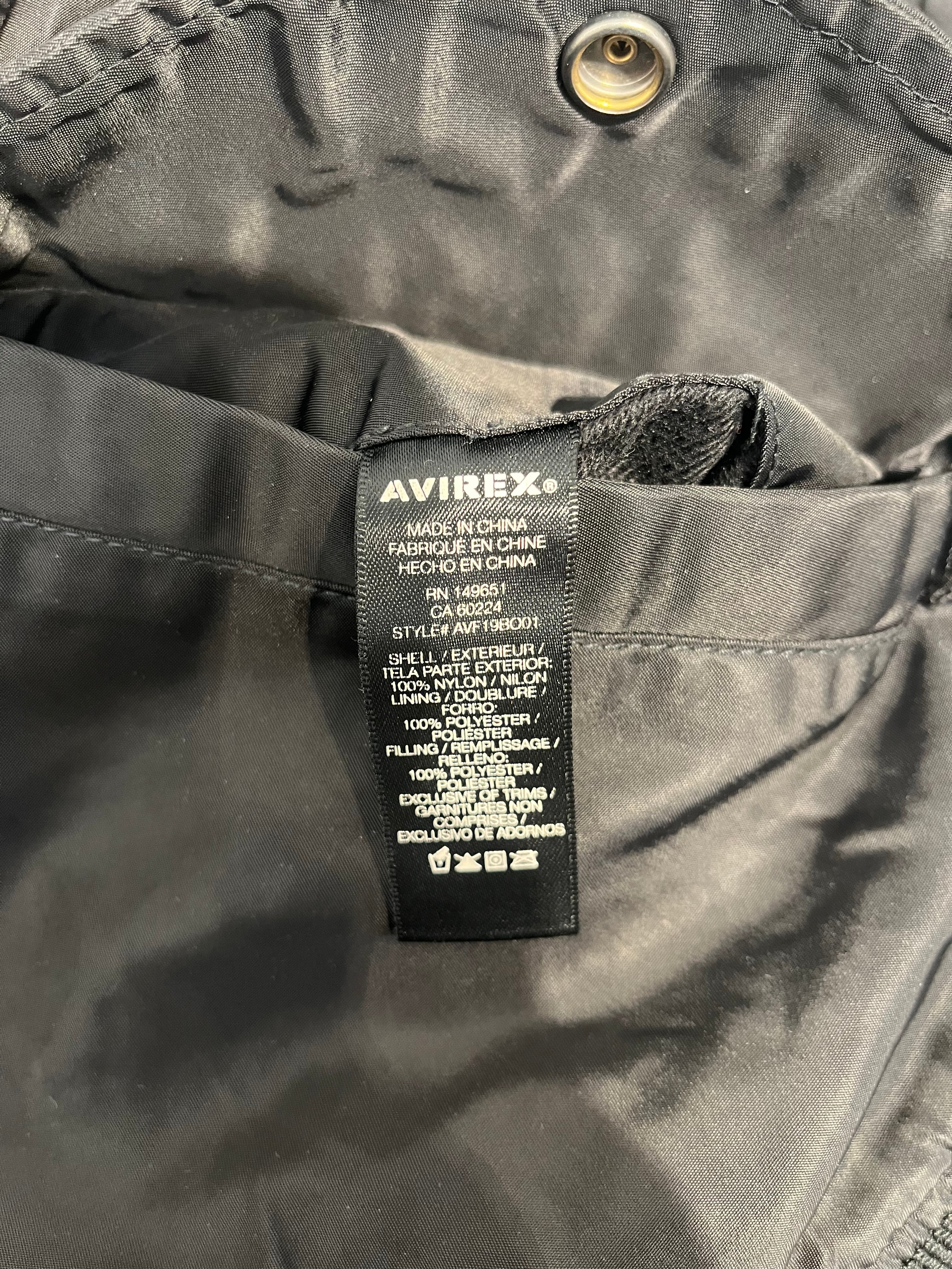 AVIREX/Jacket/L/Nylon/BLK/Graphic/BOMBER USA PATCH view 4