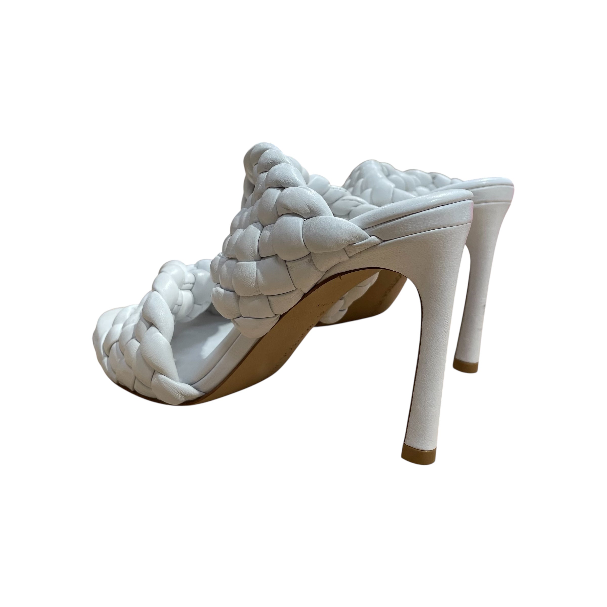 BOTTEGA VENETA/Heels/EU 36/Leather/WHT/BRAIDED TWIST BANDS view 2