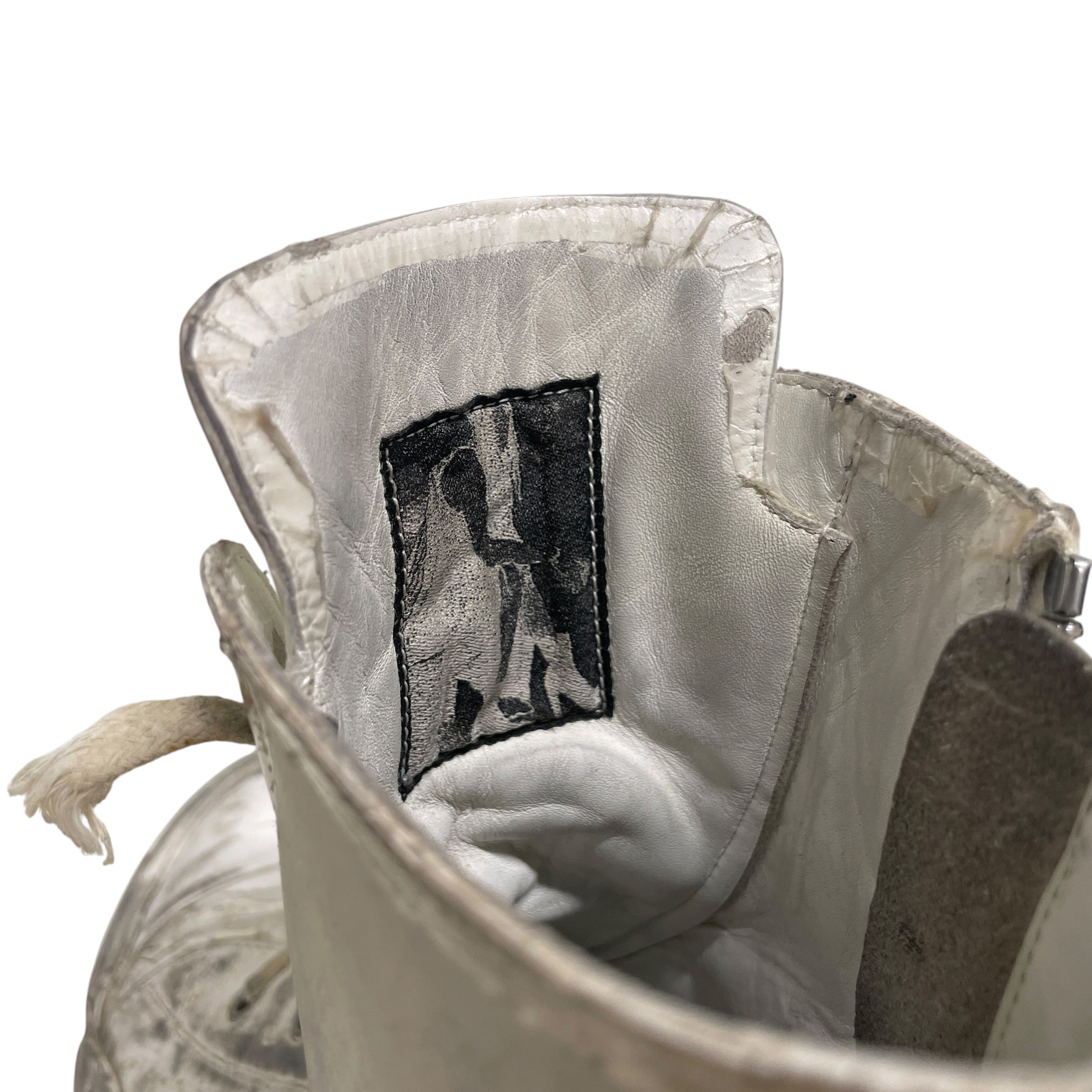 Rick Owens/Hi-Sneakers/EU 42.5/WHT/RAMONES HIGH/ TAPE/ MUMMY view 9