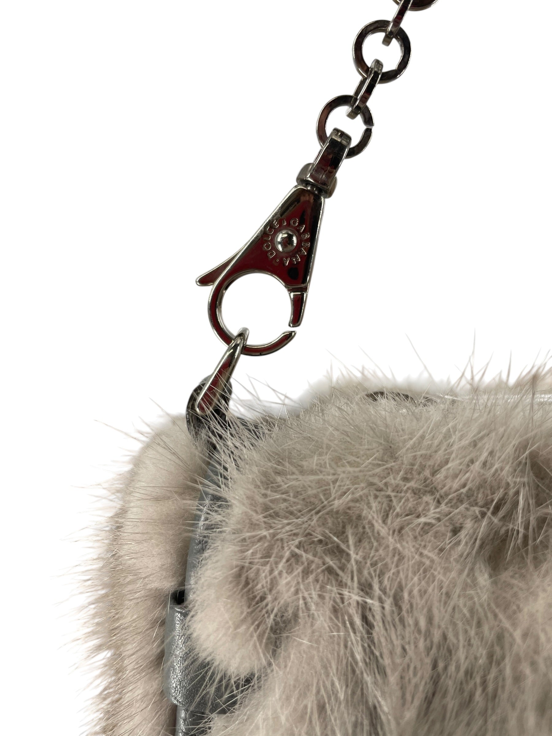 DOLCE&GABBANA/Bag/Fur/GRY/D&G GRY FUR BAG view 5