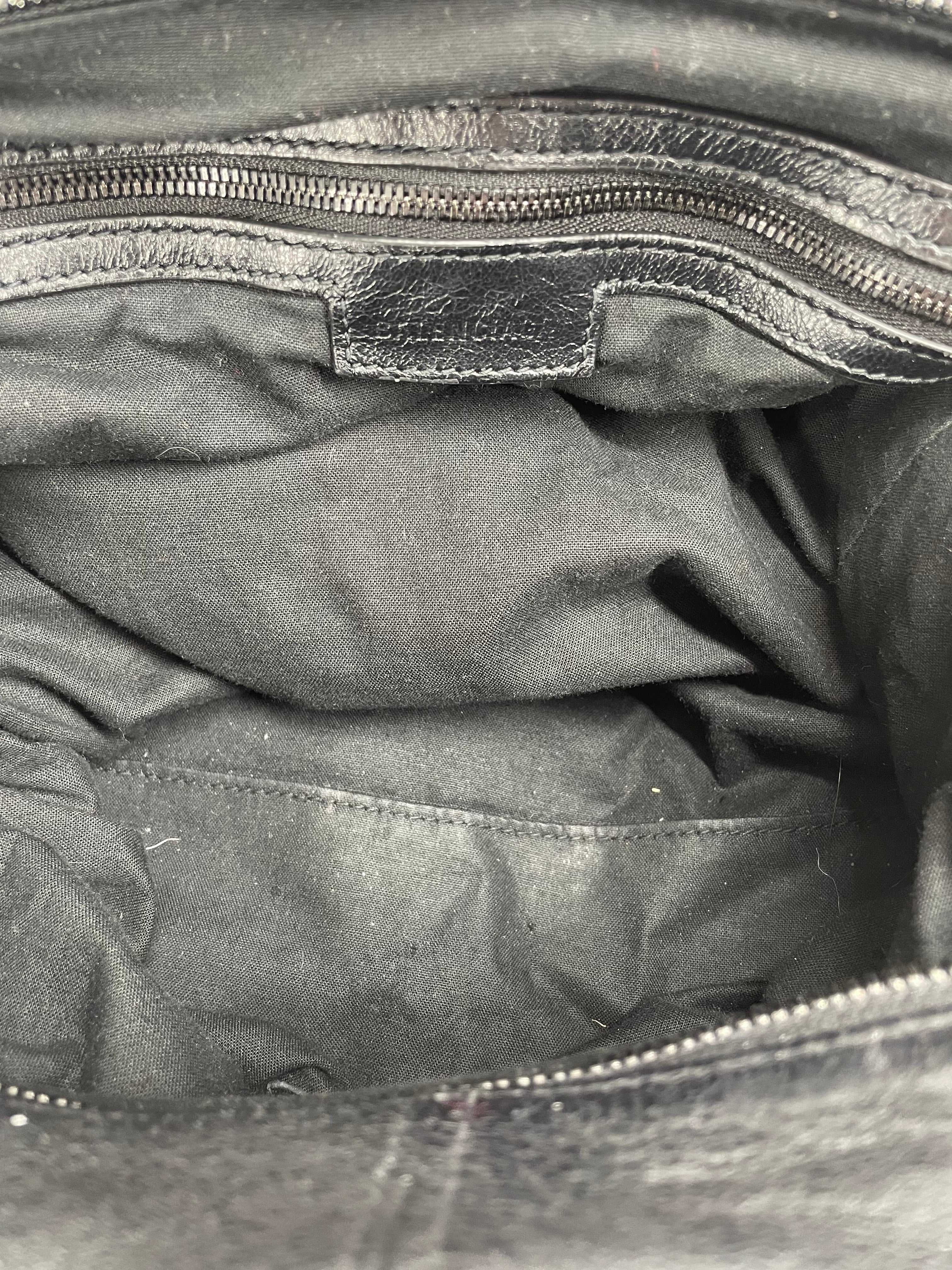 BALENCIAGA/Bag/Leather/BLK/BLK CITY BAG WITH STRAPS view 9