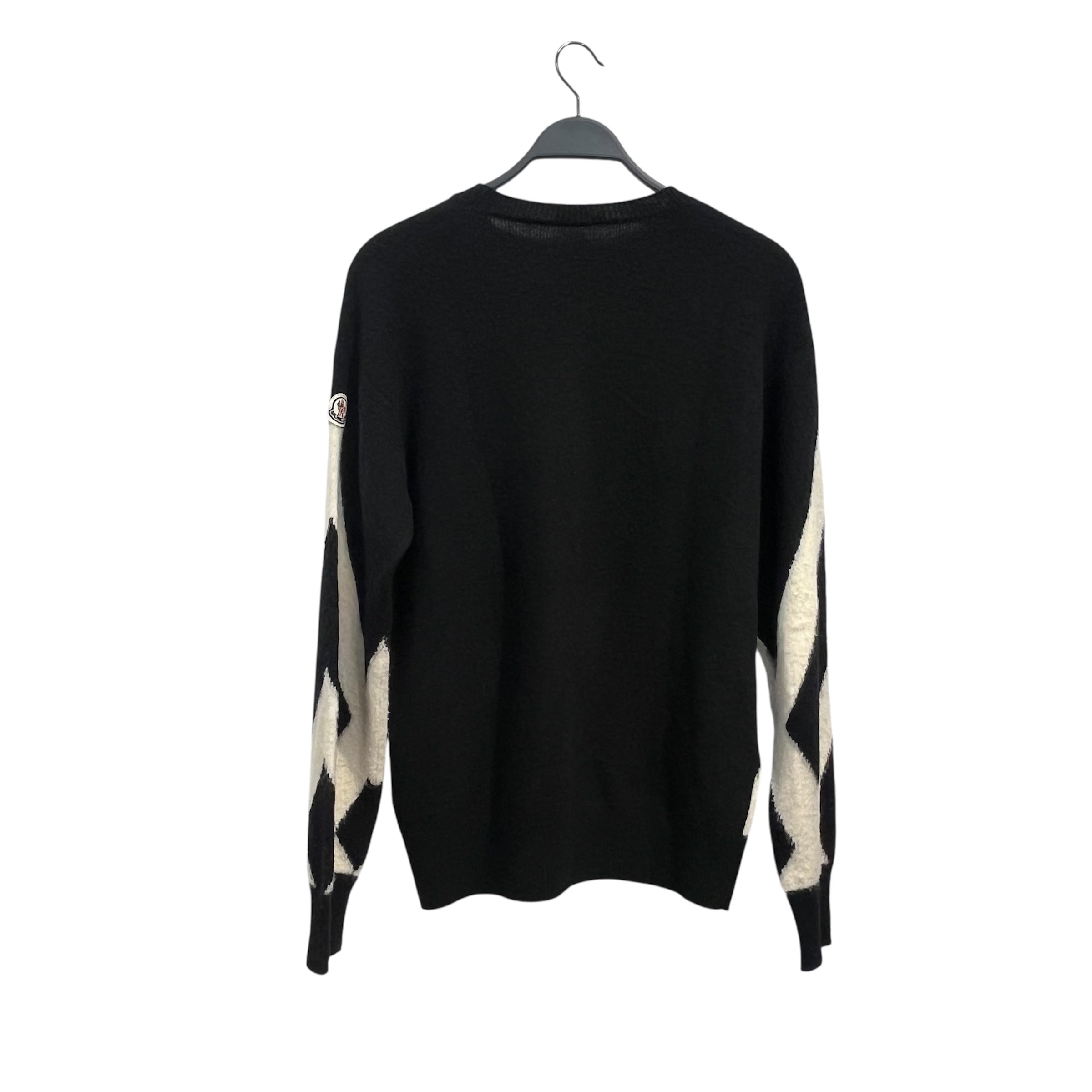 MONCLER/Sweater/S/All Over Print/Wool/BLK/ view 2