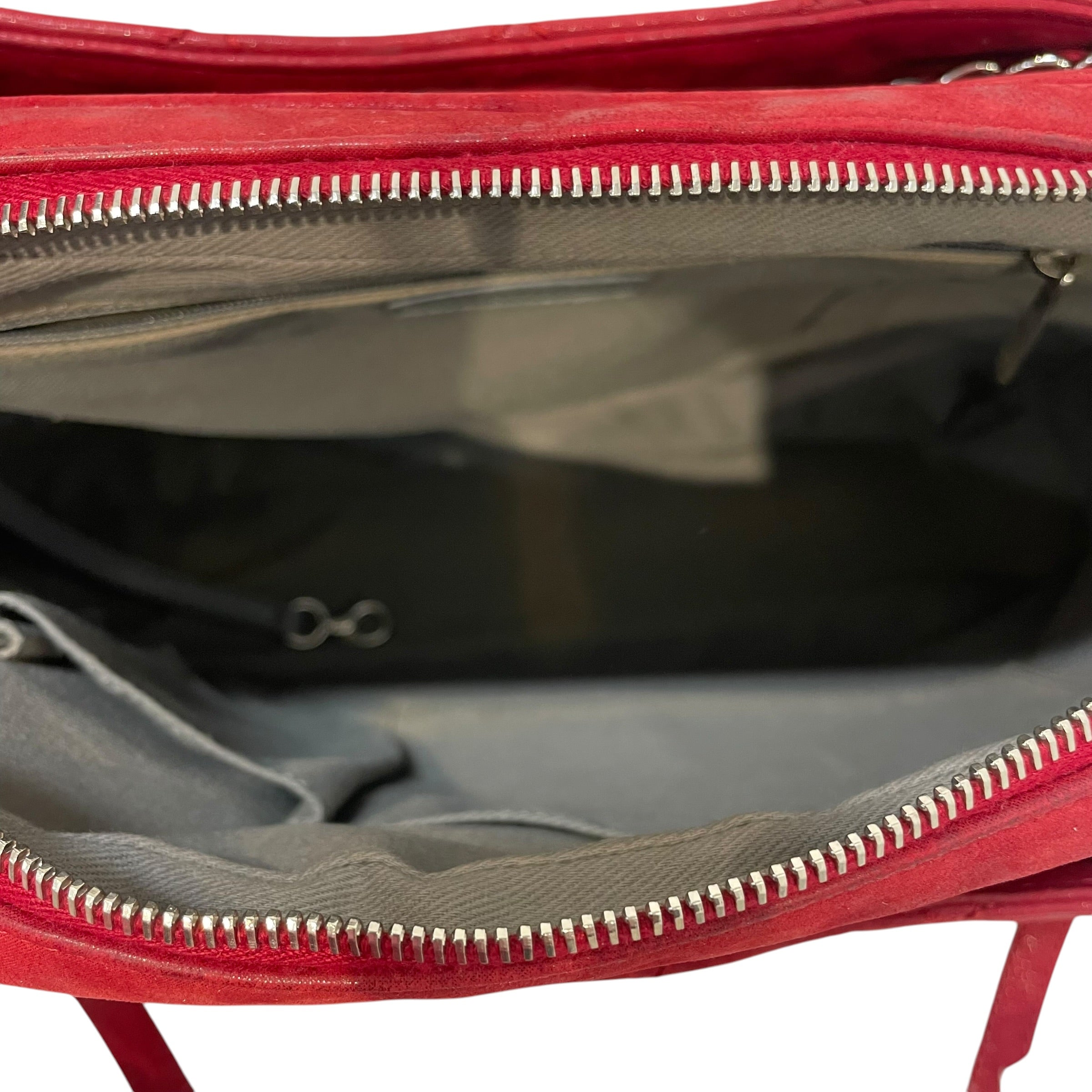 CHANEL/Cross Body Bag/Leather/RED/Wild Stitch view 4