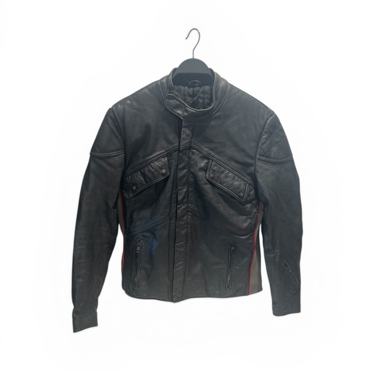 Leather Jacket/Leather Jkt/42/Leather/BLK/ view 1
