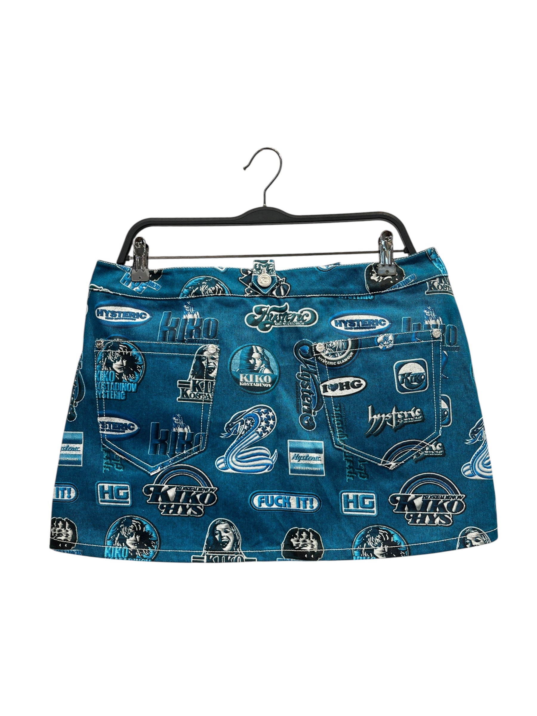 HYSTERIC GLAMOUR/Kiko Kostadinov/Skirt/L/Cotton/BLU/ view 2