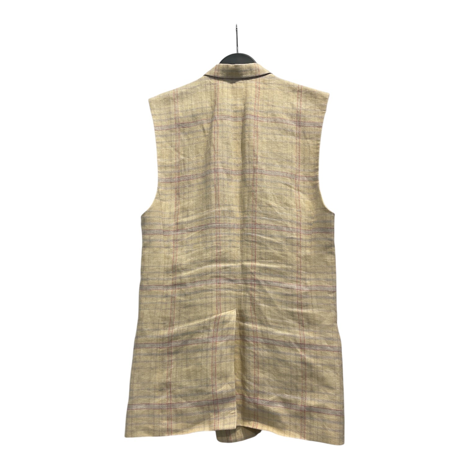 ISABEL MARANT ETOILE/Vest/36/Plaid/Nylon/BEG/ view 2