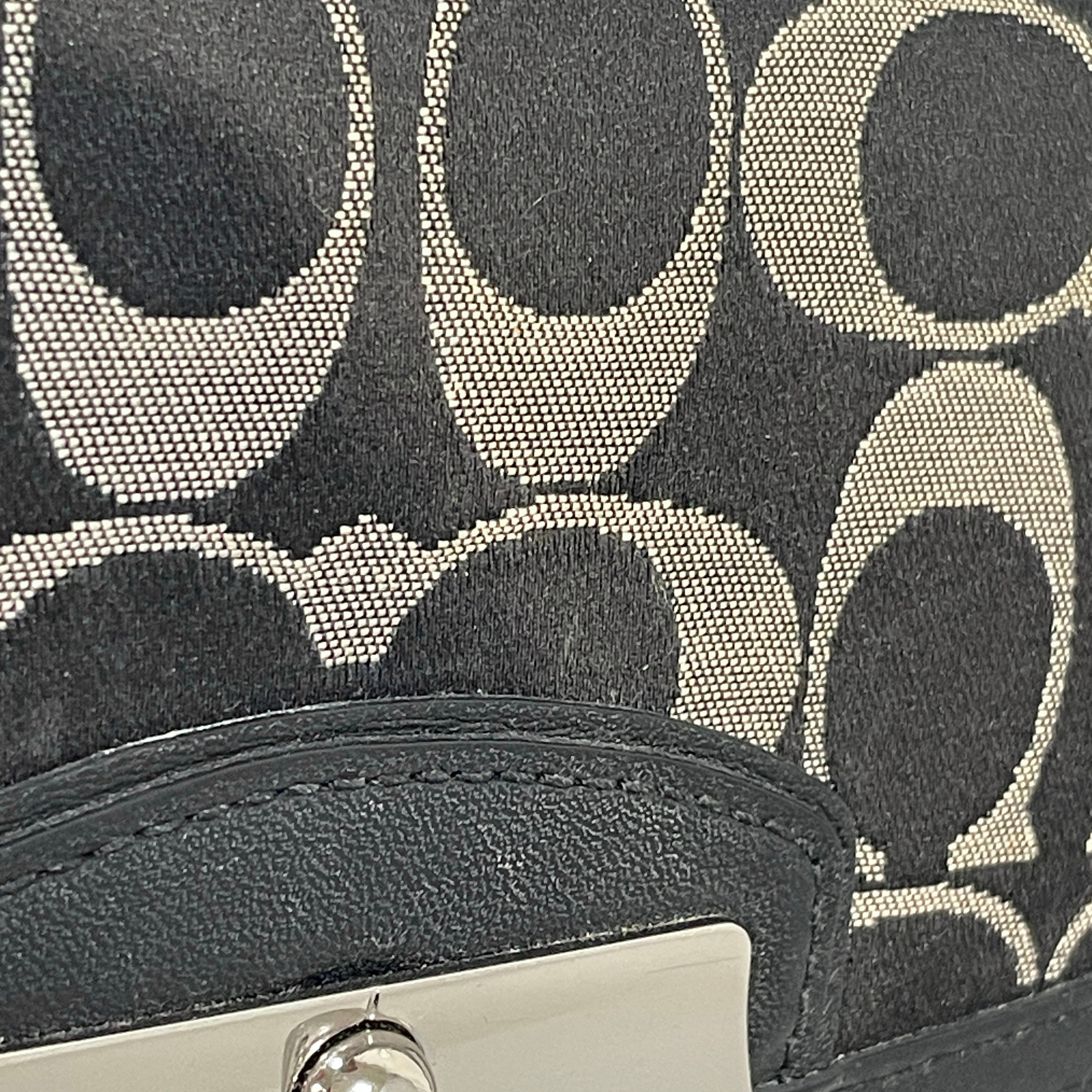 COACH/Bifold Wallet/Monogram/Nylon/BLK/Bi fold Wallet view 6