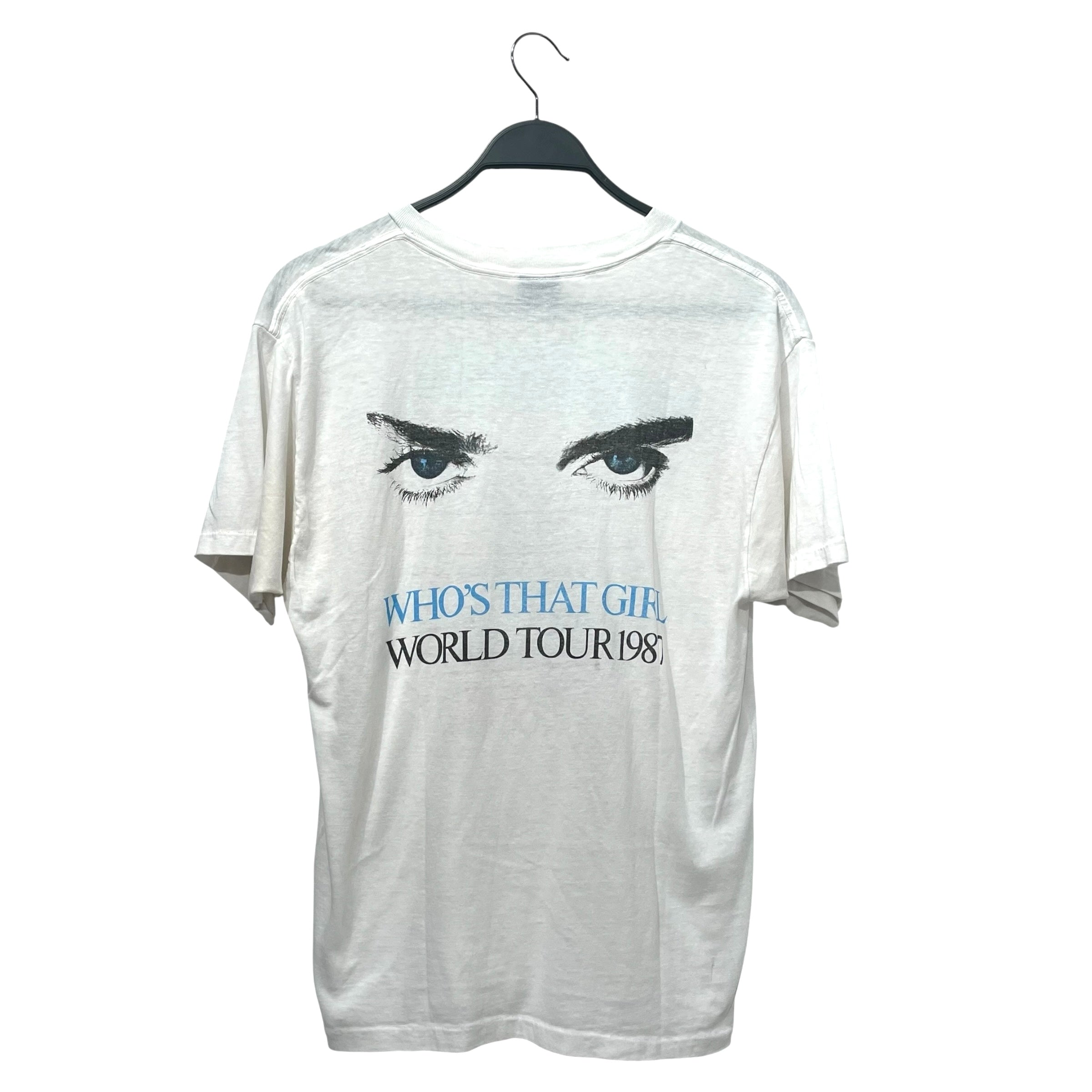 Vintage/T-Shirt/XL/Cotton/WHT/Graphic/WHO'S THAT GIRL '97 TOUR view 2