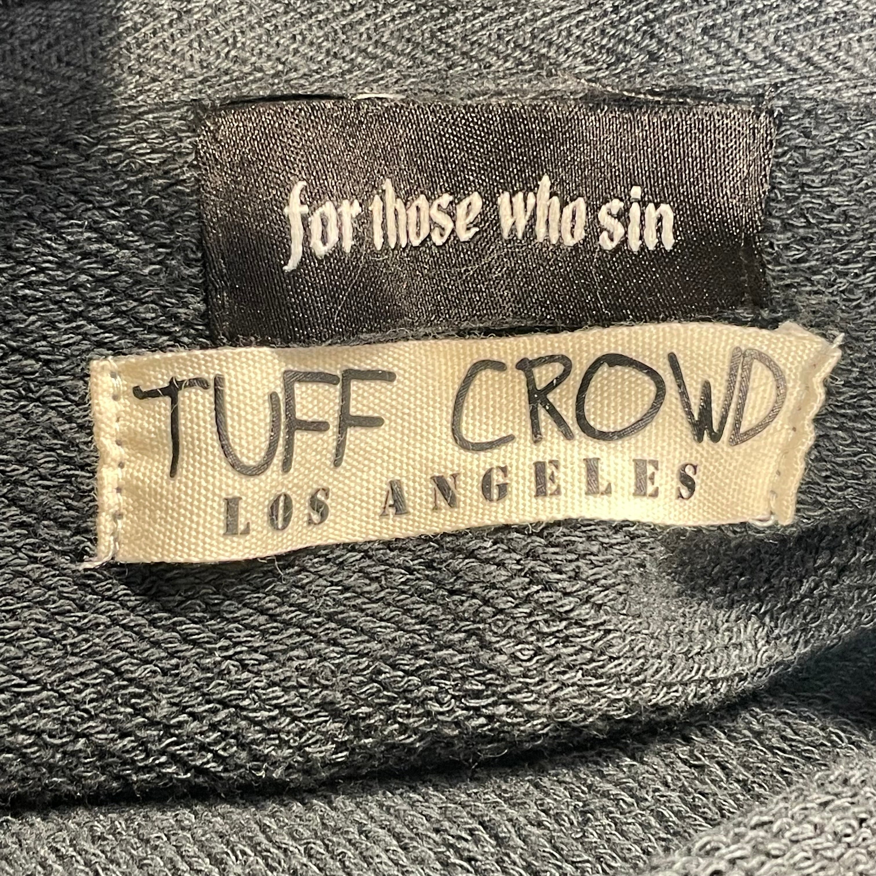 For Those Who Sin/Hoodie/S/Graphic/Cotton/BLK/tuff crowd view 3