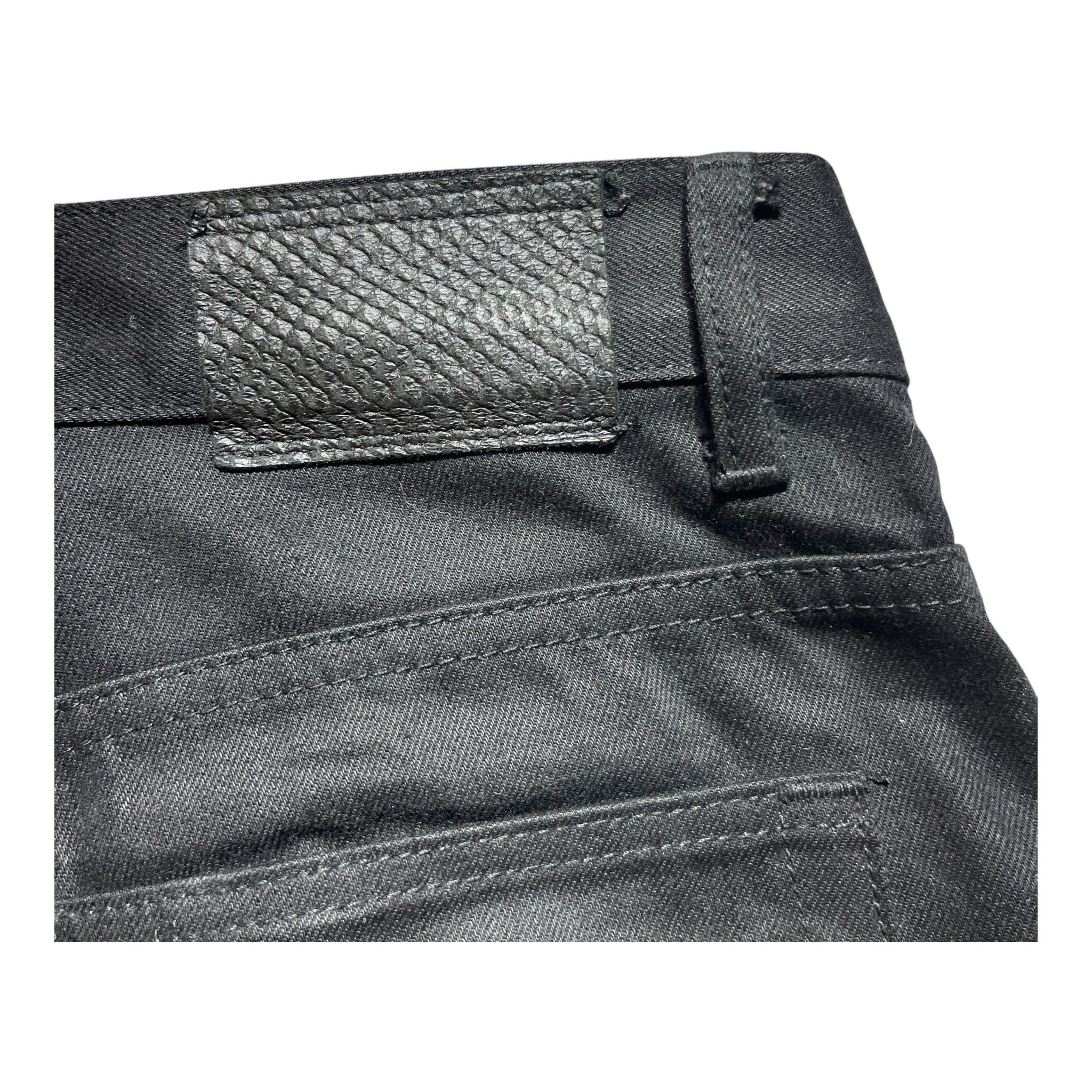 etelier gallery/Bootcut Pants/30/Denim/BLK/LOW RISE WYVERN view 4