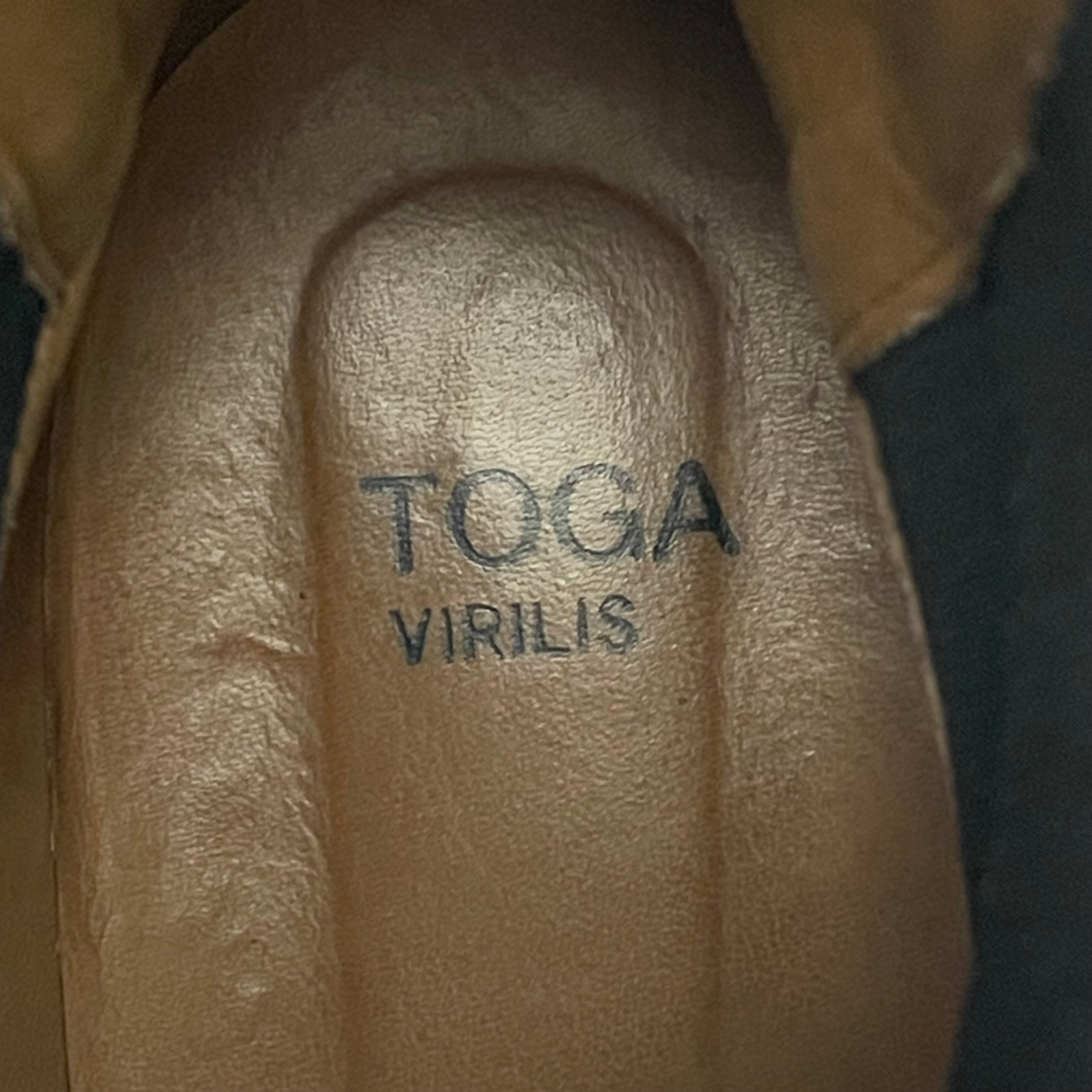 TOGA/Chelsea Boots/US 11/Leather/NVY/ view 8