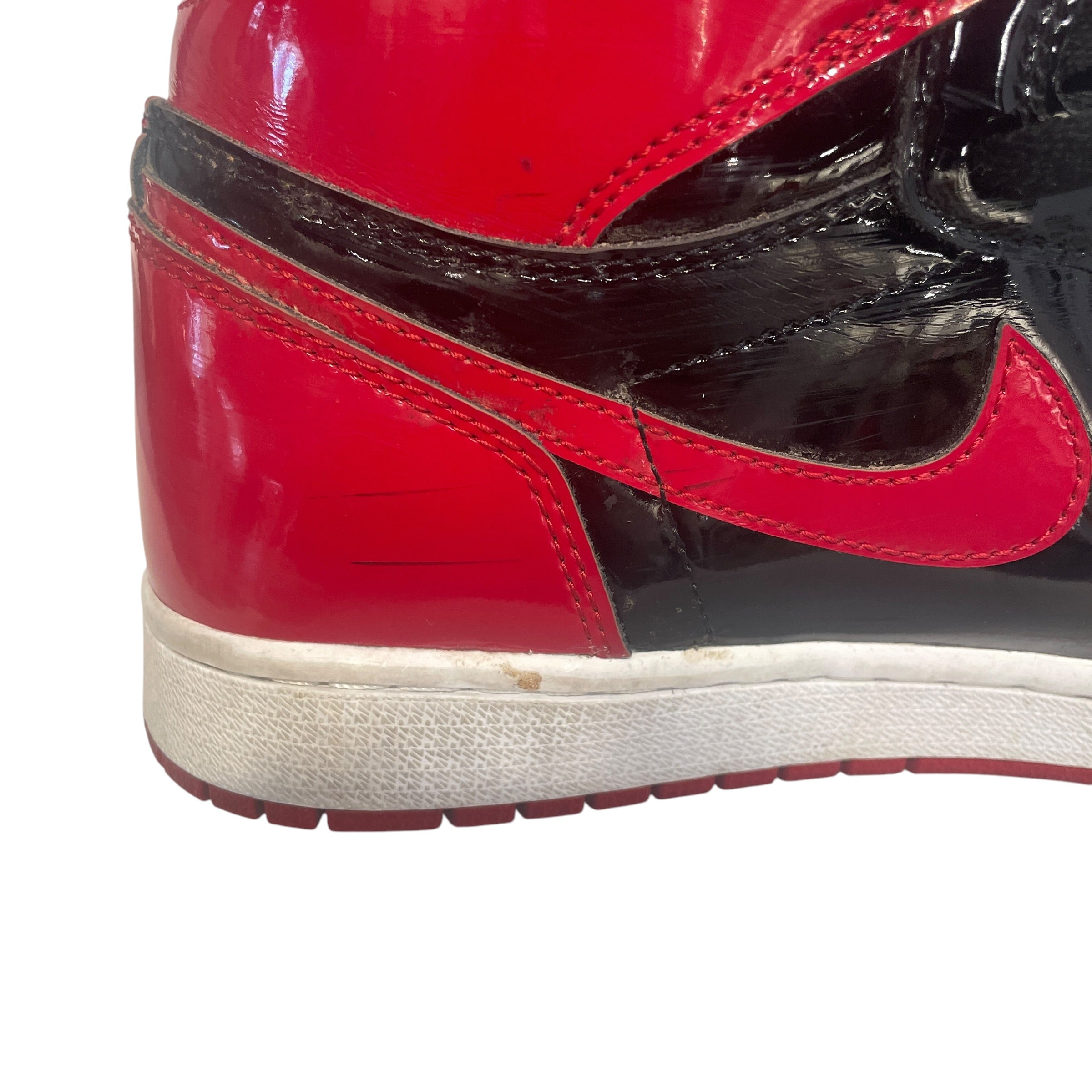 NIKE/AIR JORDAN 1 RETRO HIGH OG/Hi-Sneakers/US 10/Leather/RED/555088-063 view 8