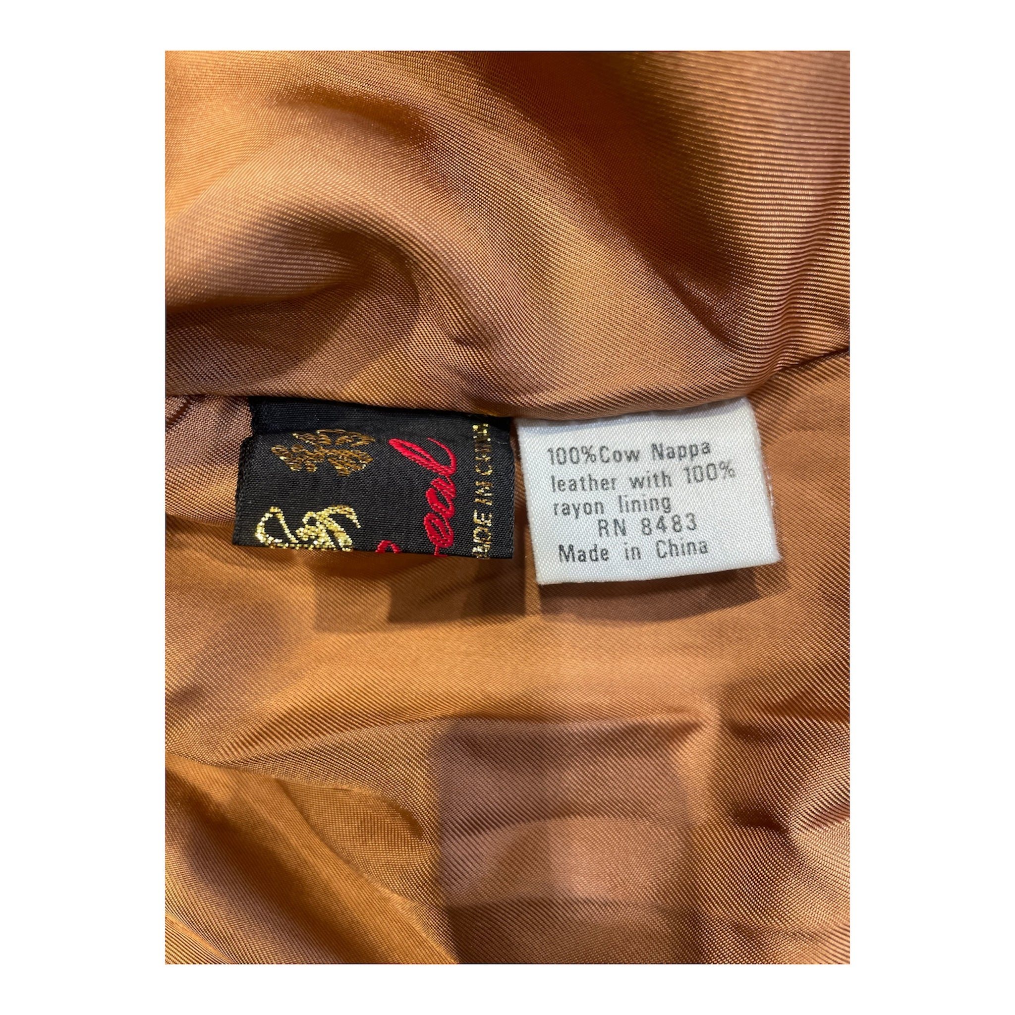 easy going/Leather Jkt/M/Leather/CML/rn# 8483 view 4