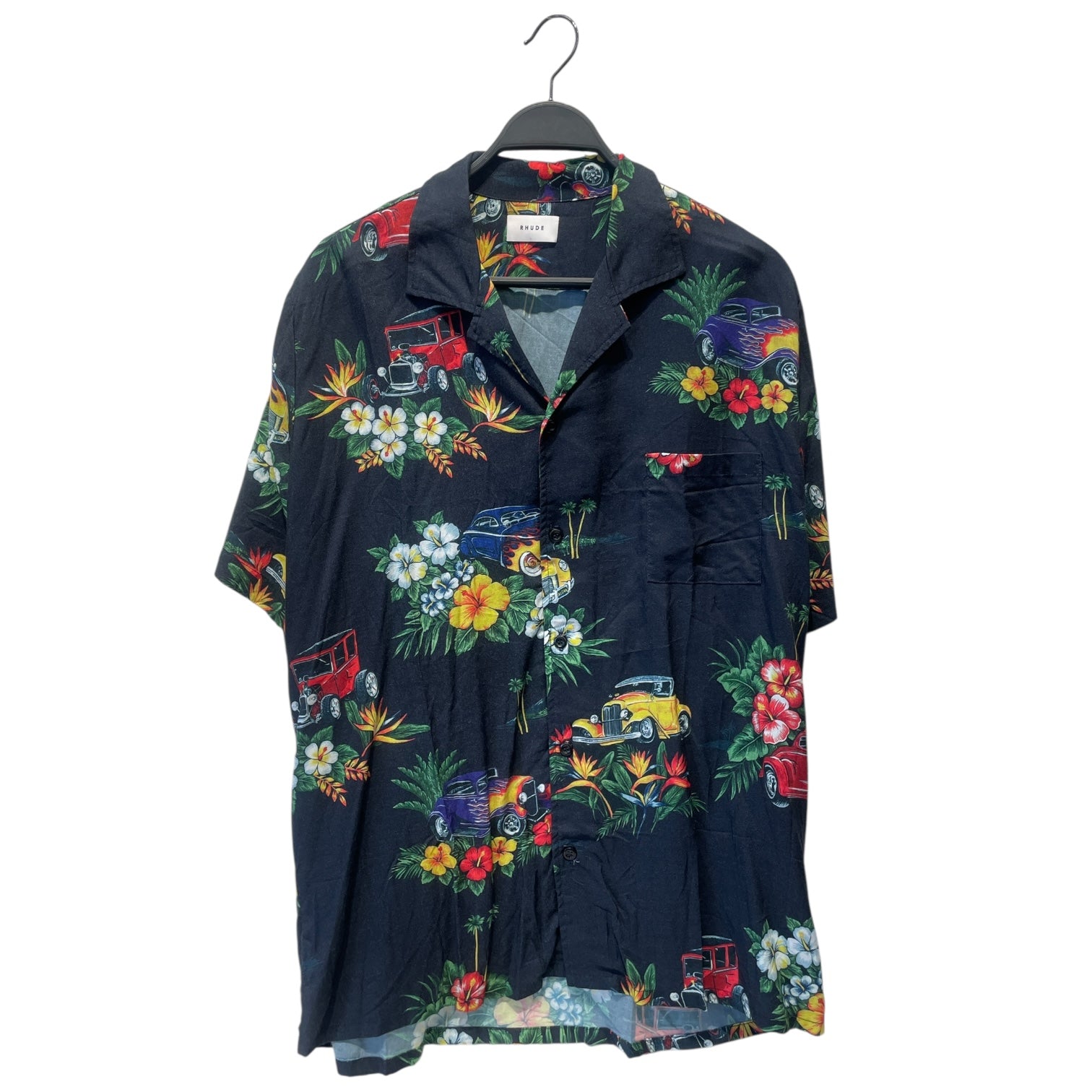 RHUDE/SS Shirt/XL/Cotton/GRY/All Over Print/ view 1