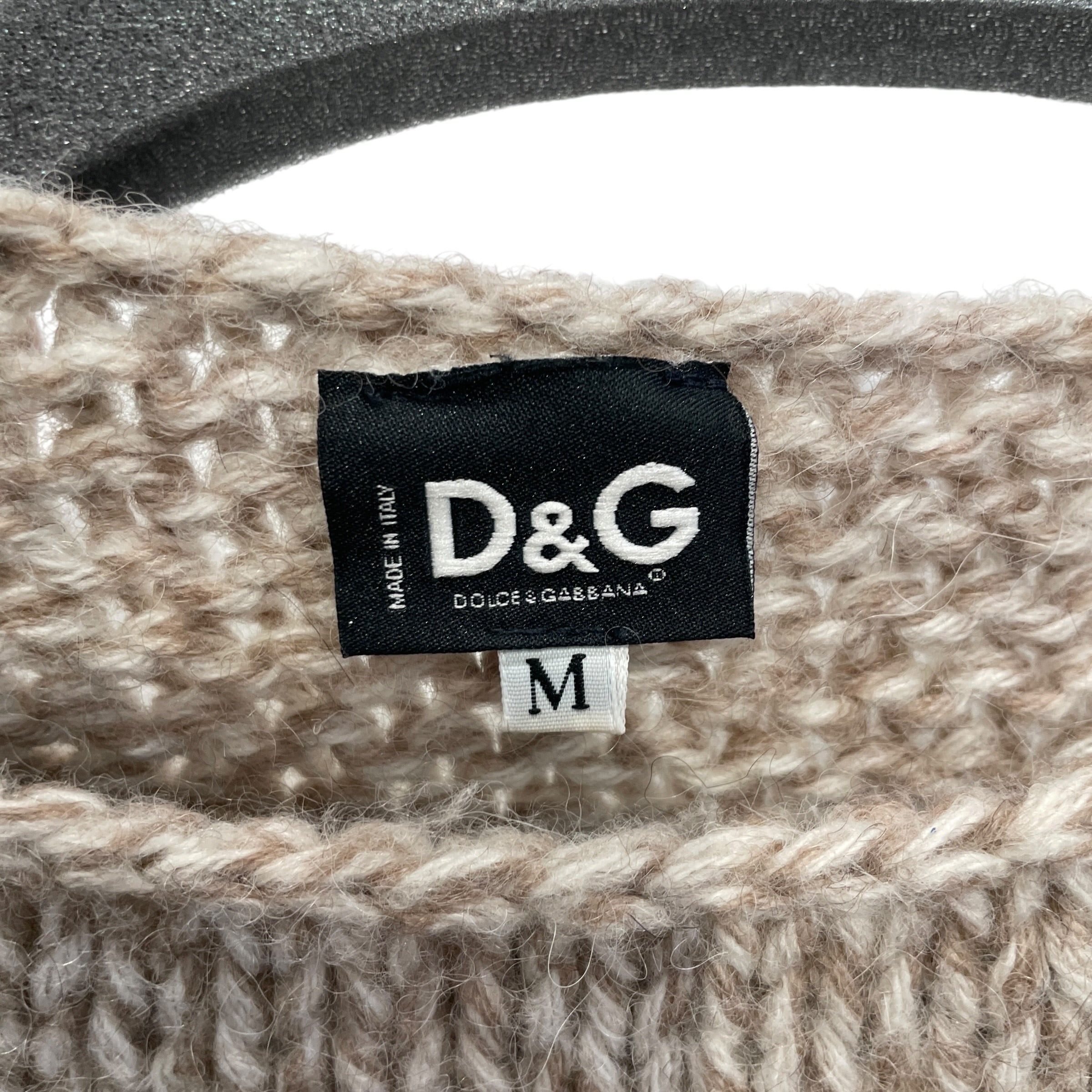 DOLCE&GABBANA/Vest/M/Wool/BEG/BROWN ROPE WOVEN ARM HOLE view 3
