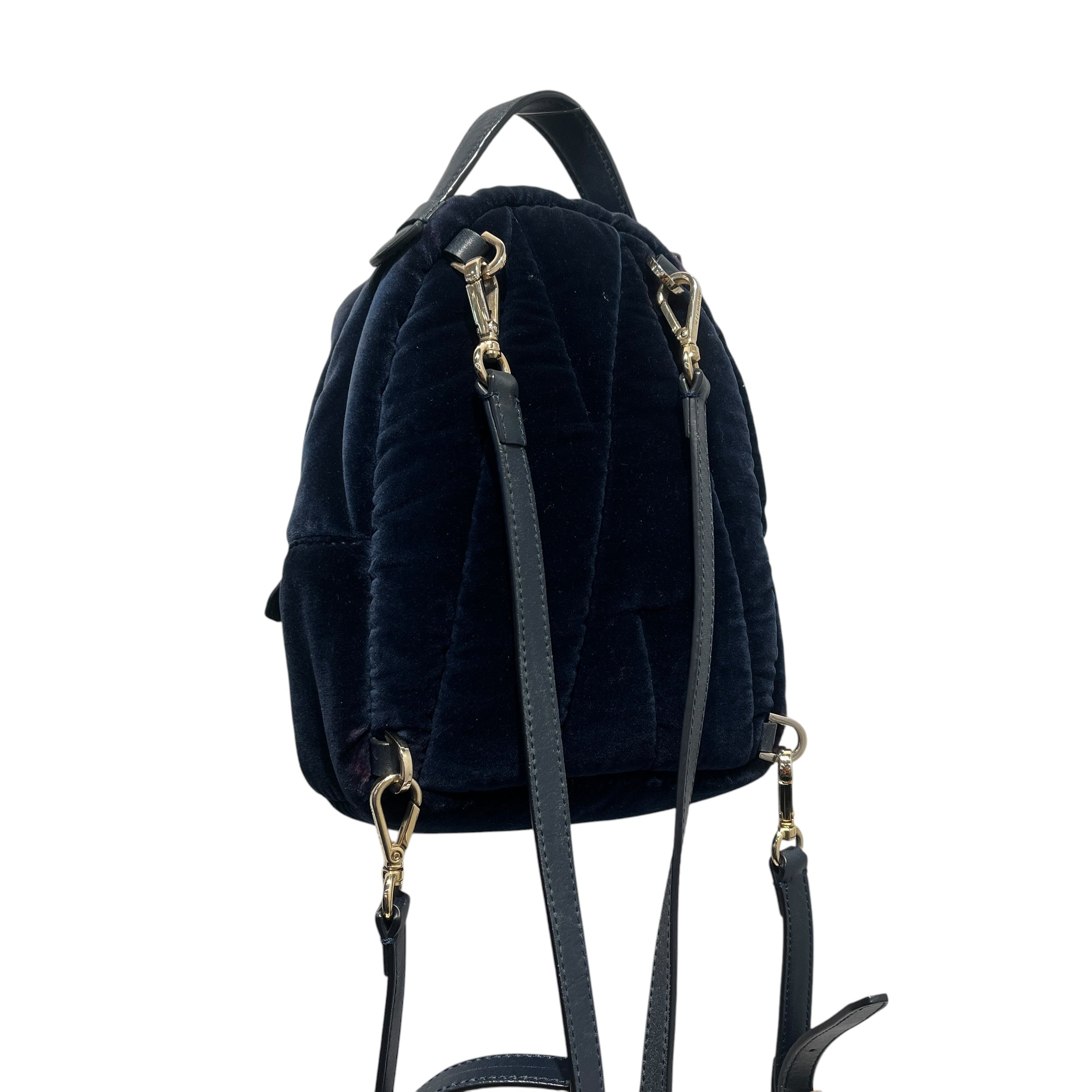MONCLER/Backpack/NVY/velvet mini backpack view 5
