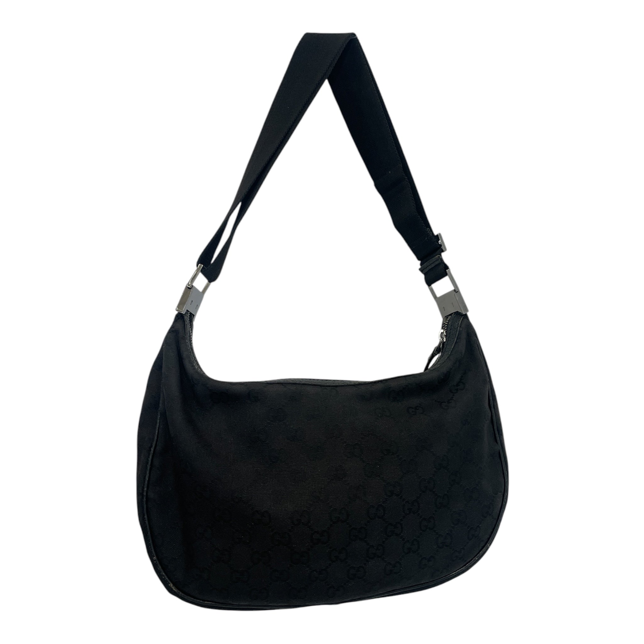 GUCCI/Hand Bag/Monogram/Cotton/BLK/W6CDXKR view 2