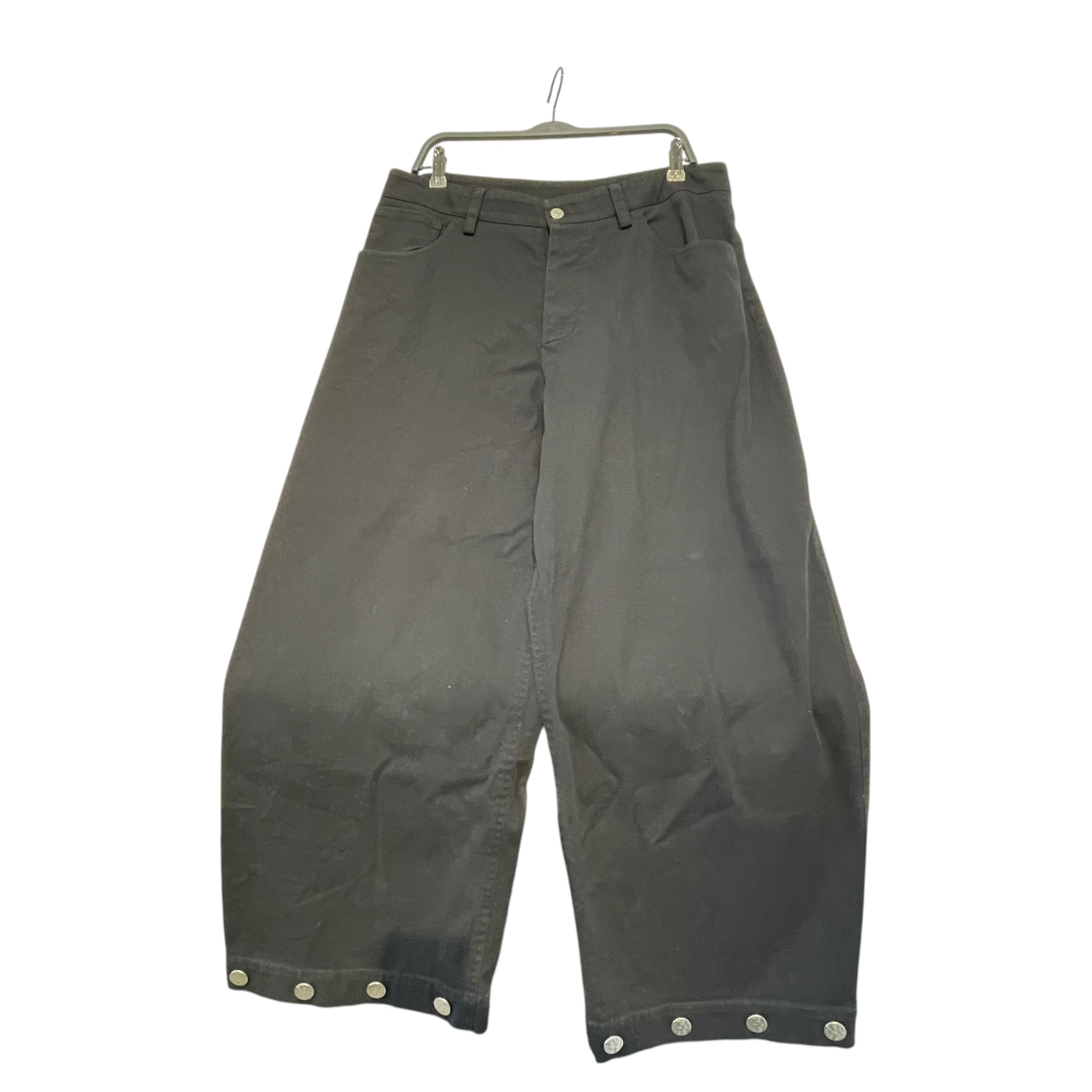 nanushka/Slacks/XL/Cotton/BLK/Studded Hem Bottom view 1